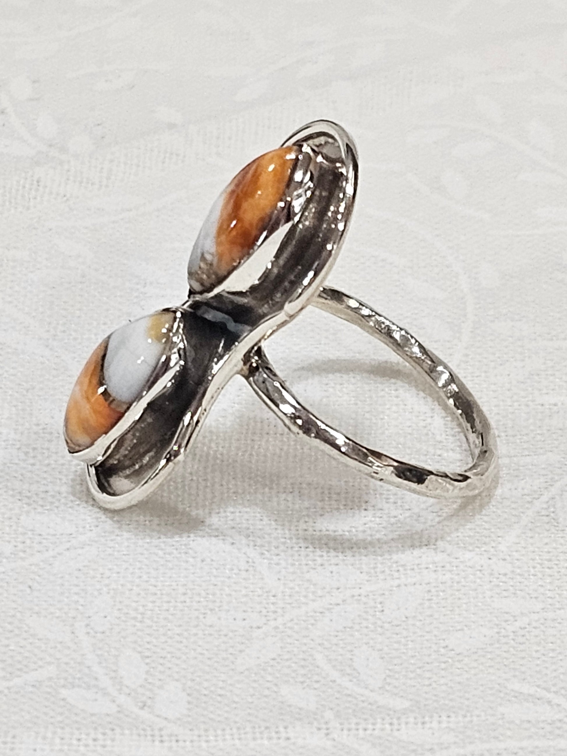 Sterling Silver Oyster Turquoise Ring - Size 7