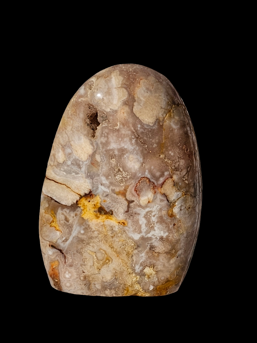Flower Agate Crystal Free Form 2.75 Inch