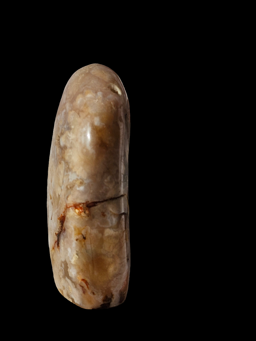 Flower Agate Crystal Free Form 2.75 Inch