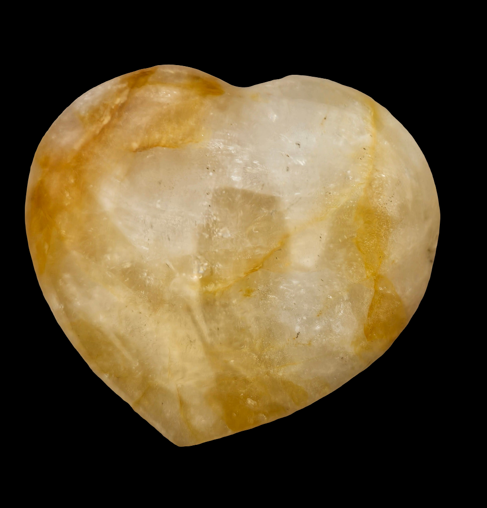 Golden Healer Crystal Heart 82mm