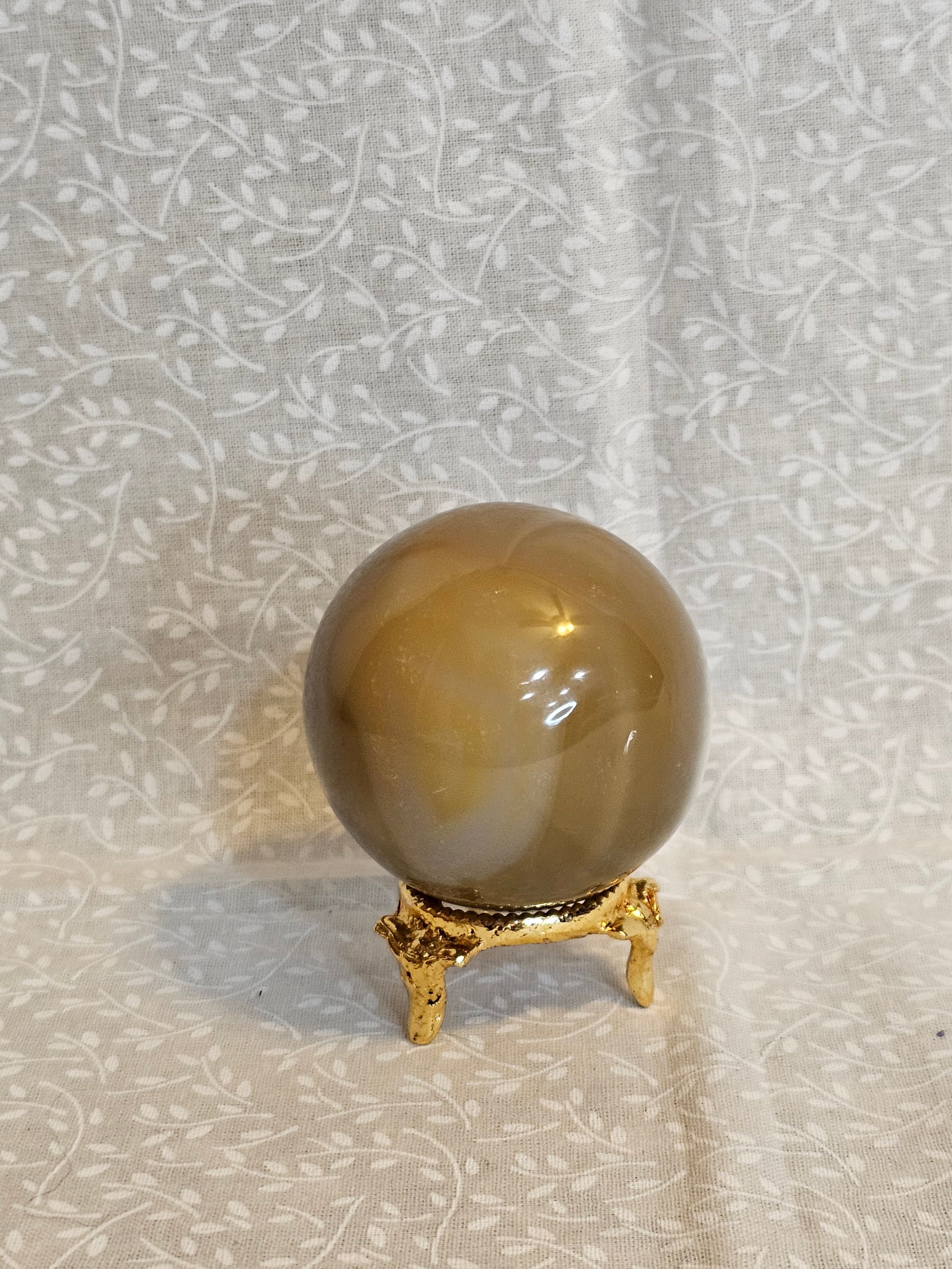 Double Eye Agate Crystal Sphere