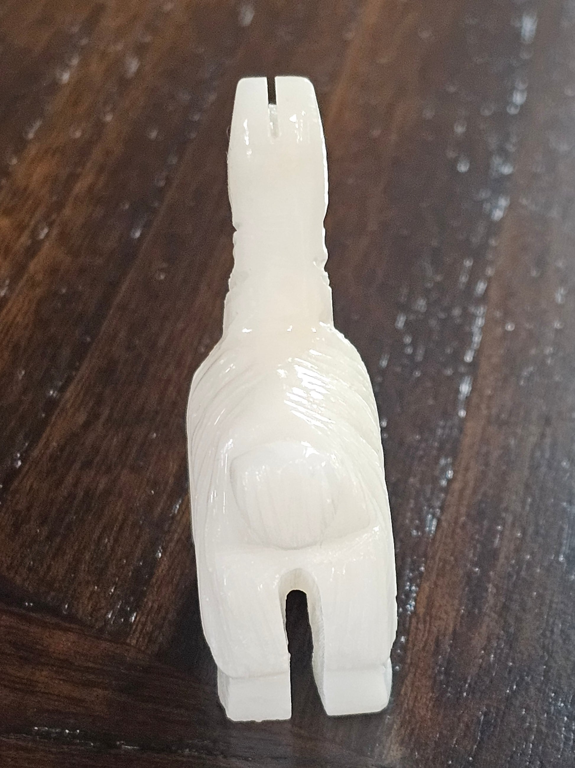 White Onyx Crystal Llama 2.22 Inch