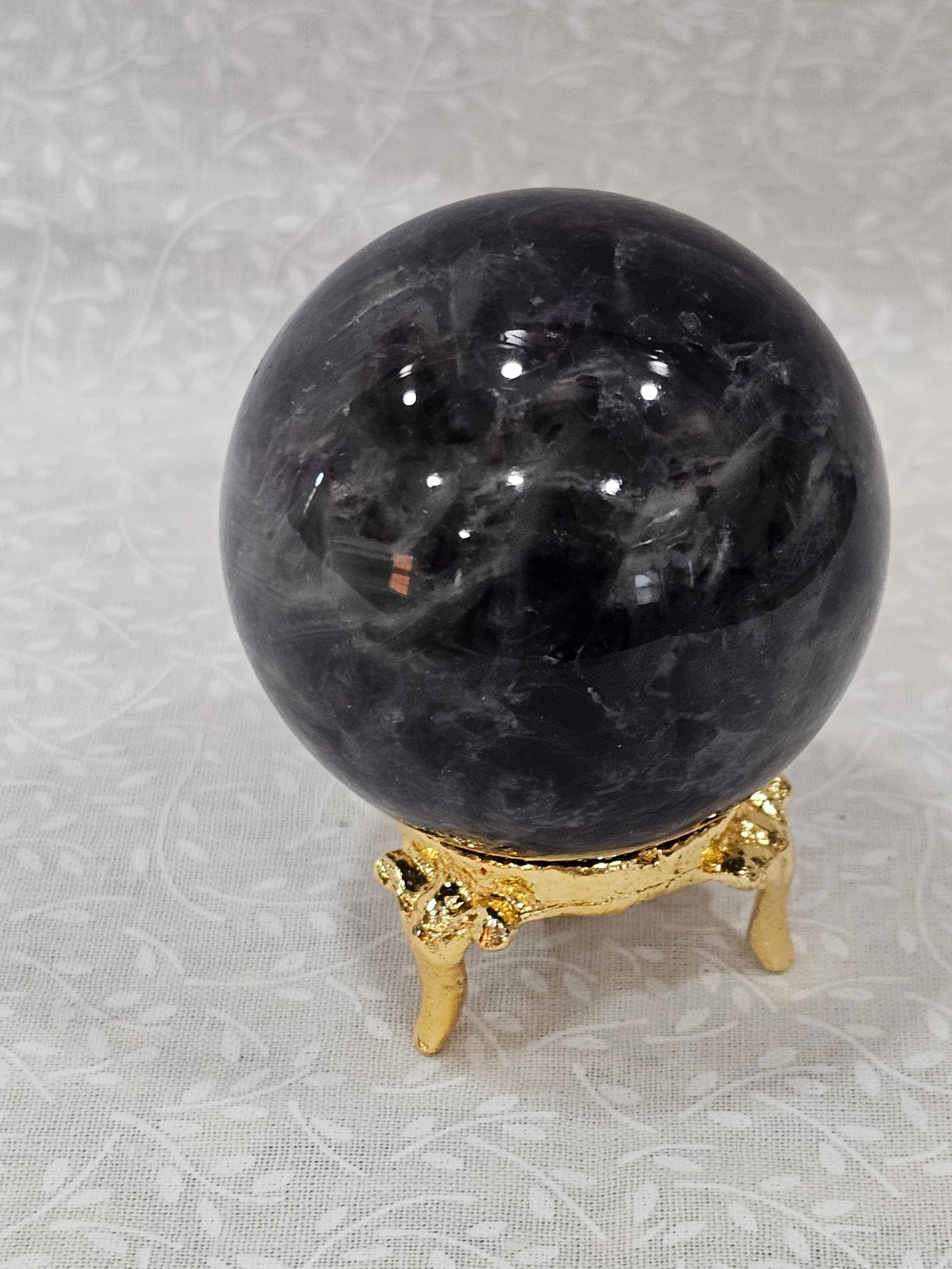 Rainbow Fluorite Crystal Sphere