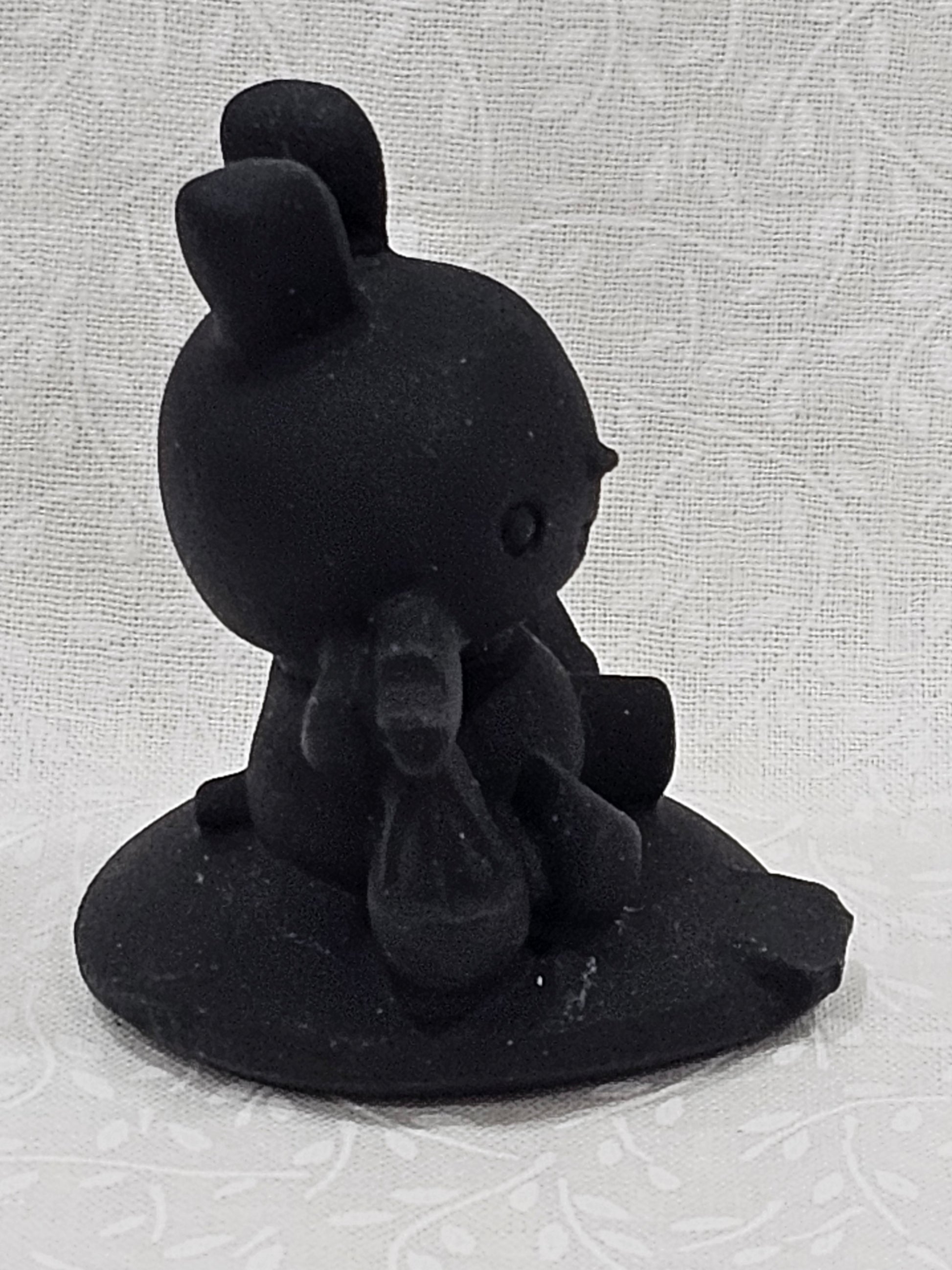 Black Obsidian Crystal Bunny