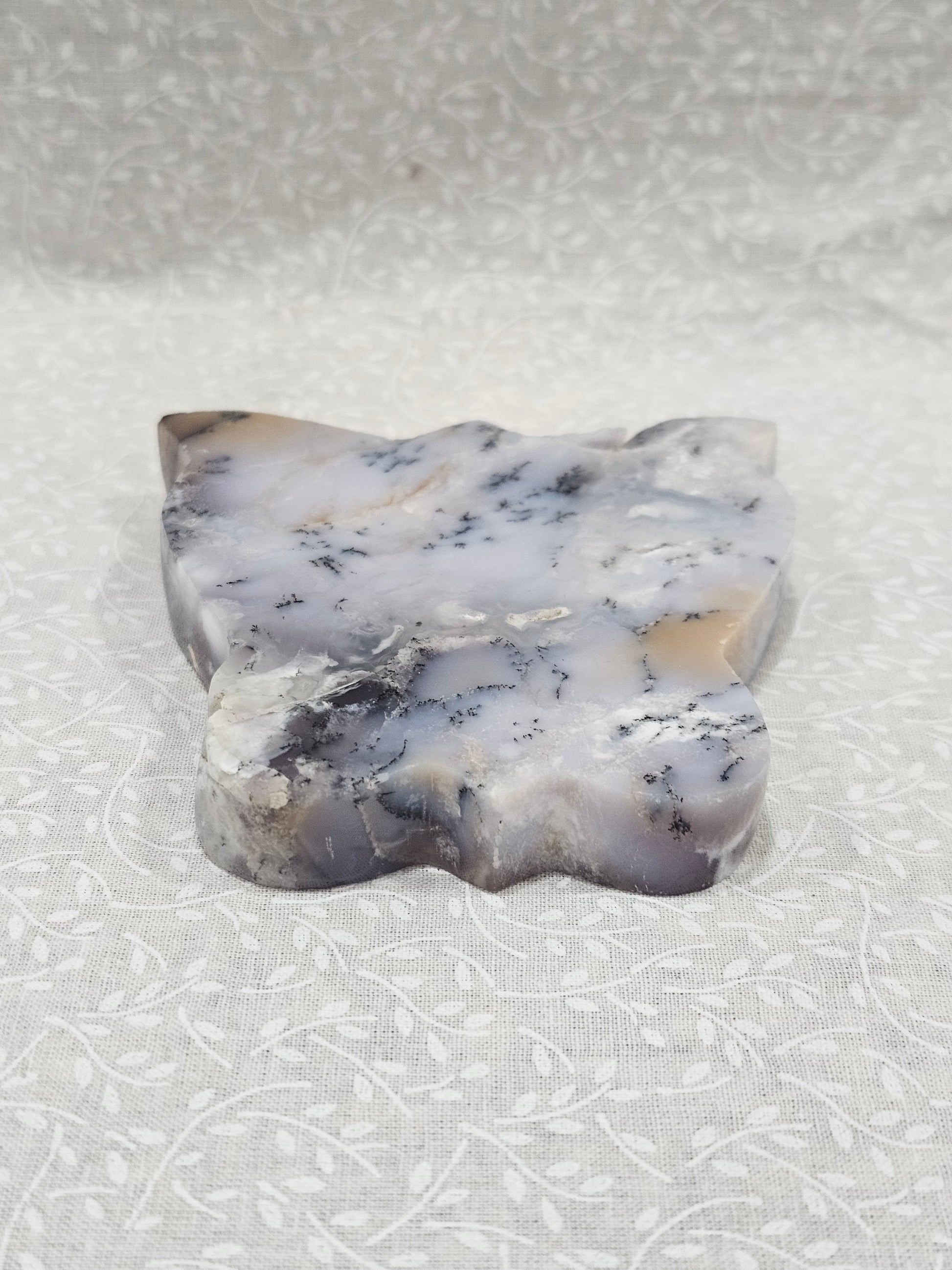 Dendritic Agate Crystal Butterfly