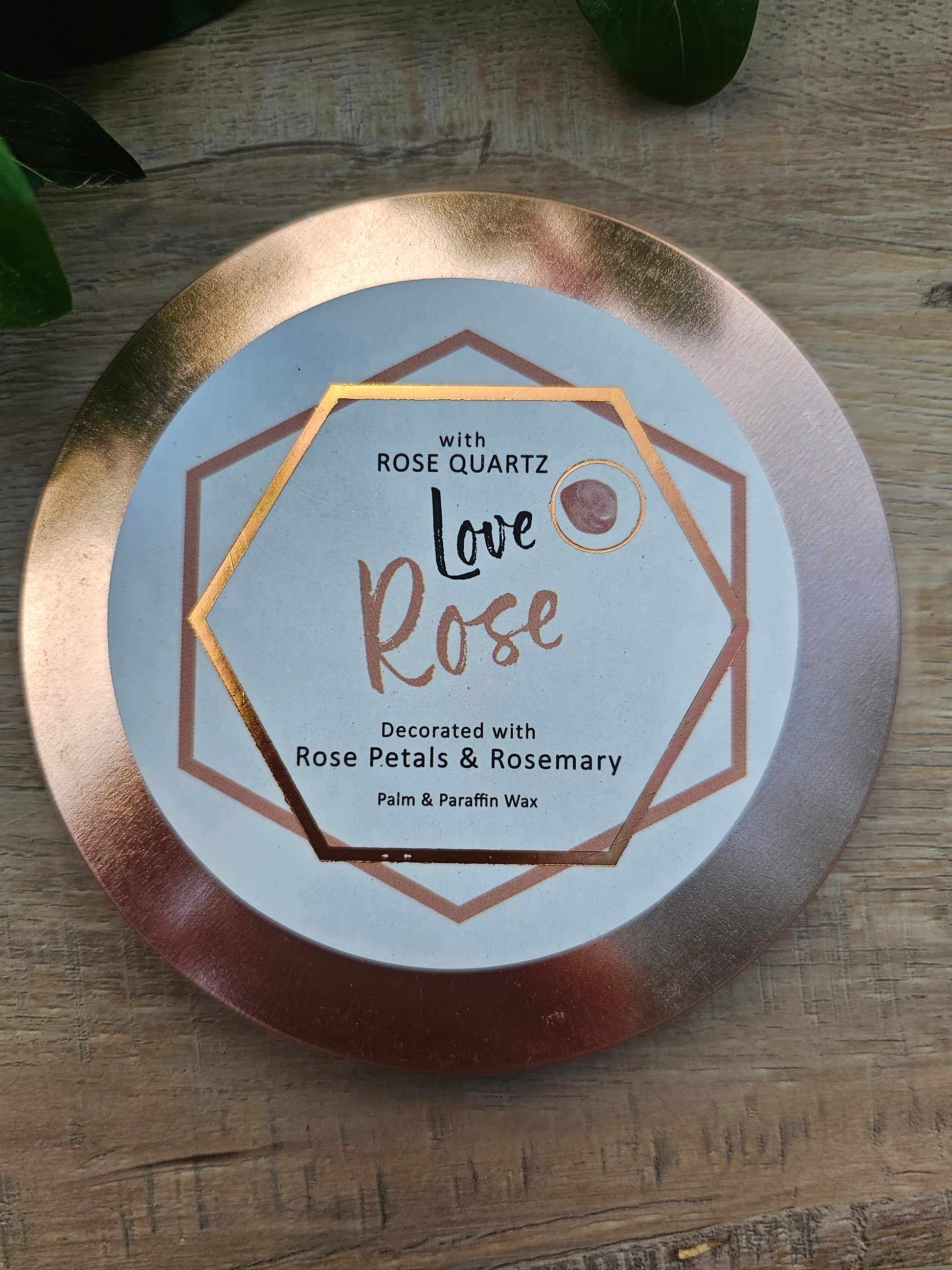 Love Rose Candle - Romantic Scented Soy Candle
