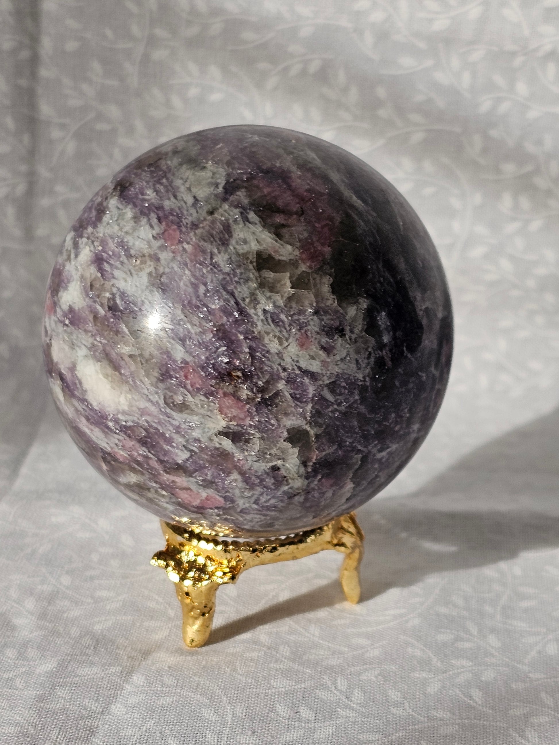 Amazonite Crystal Sphere - Natural Stone