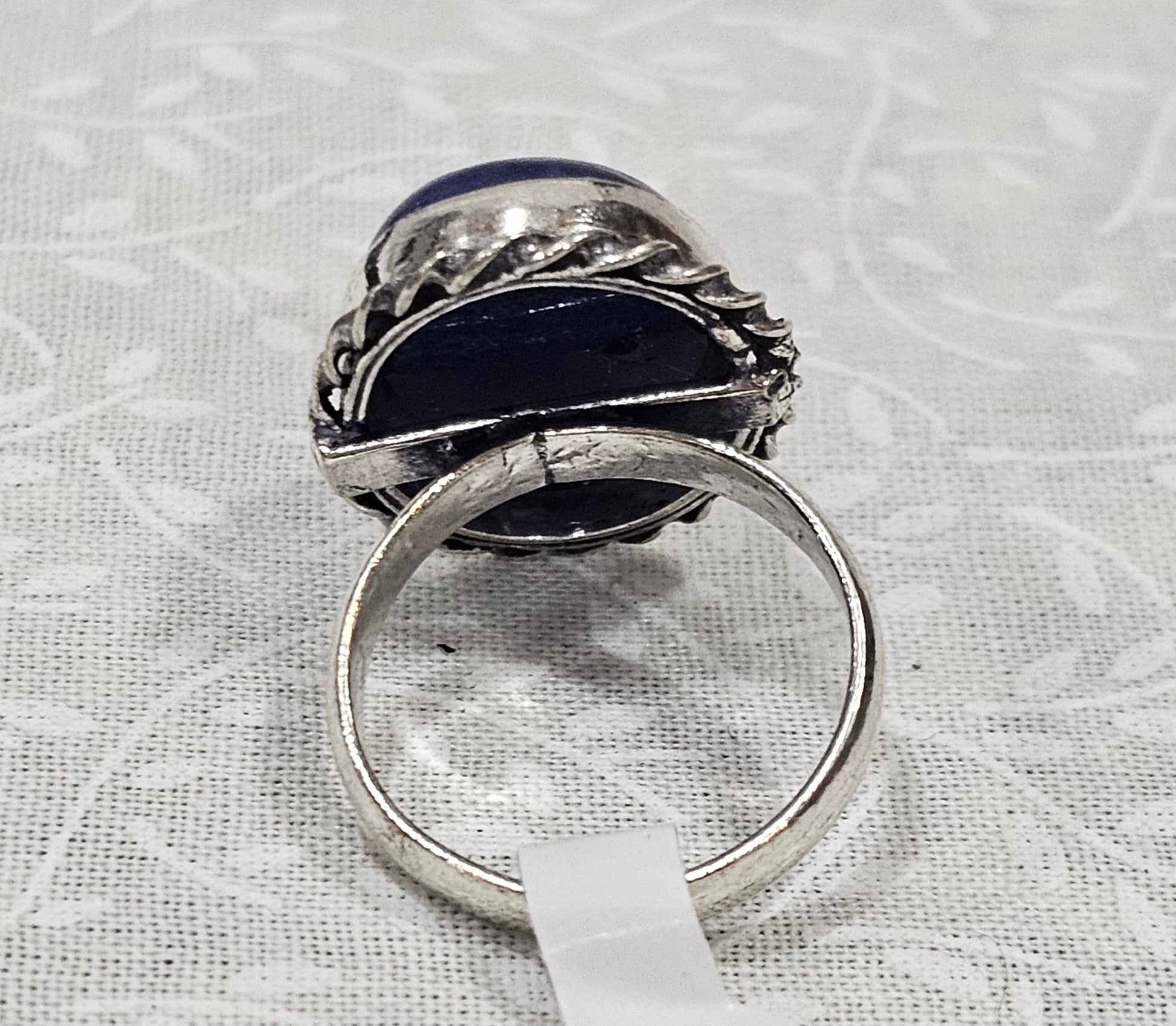 Sterling Silver Lapis Lazuli Gemstone Ring - Size 7