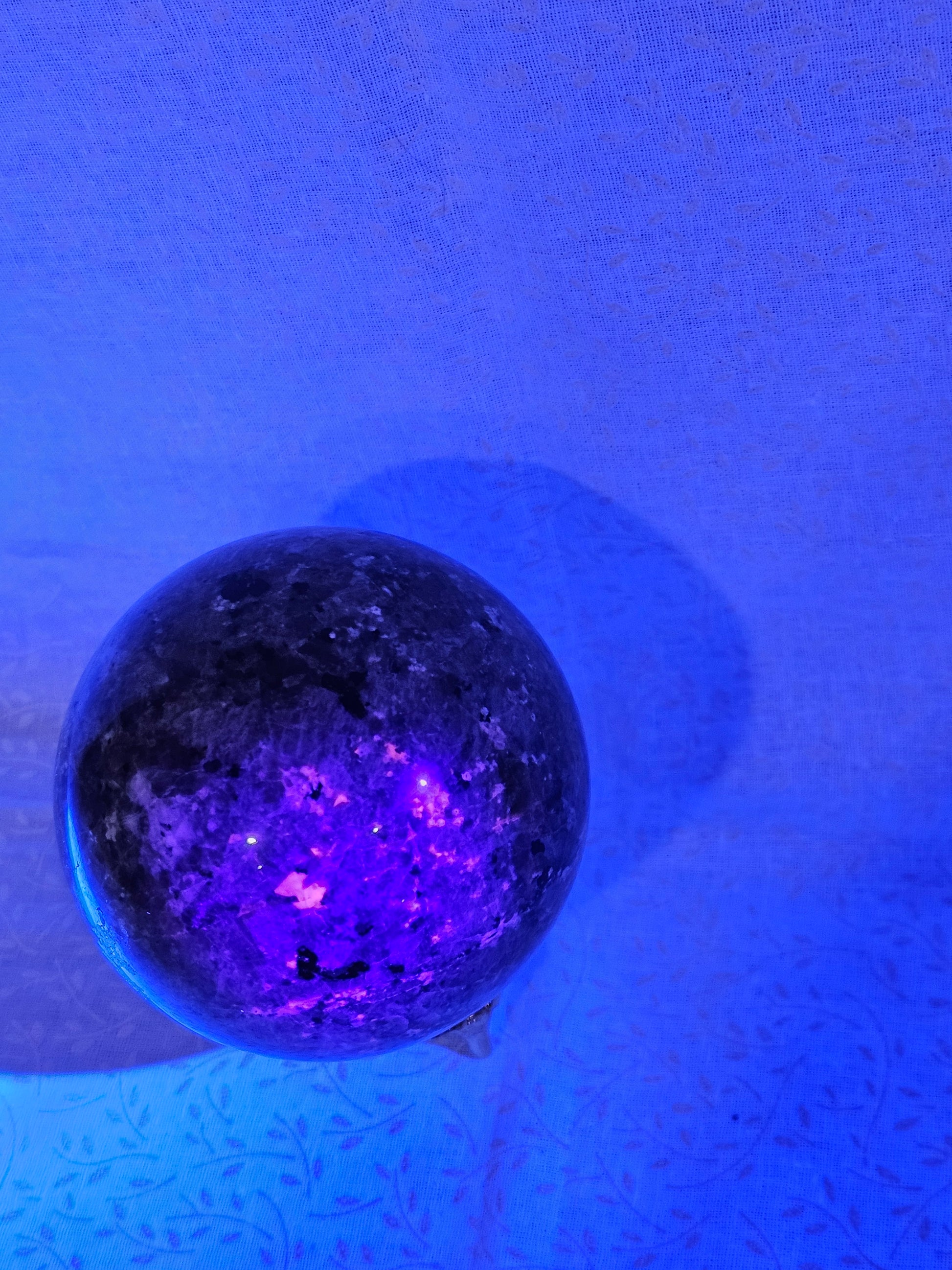 Yooperlite Crystal Sphere