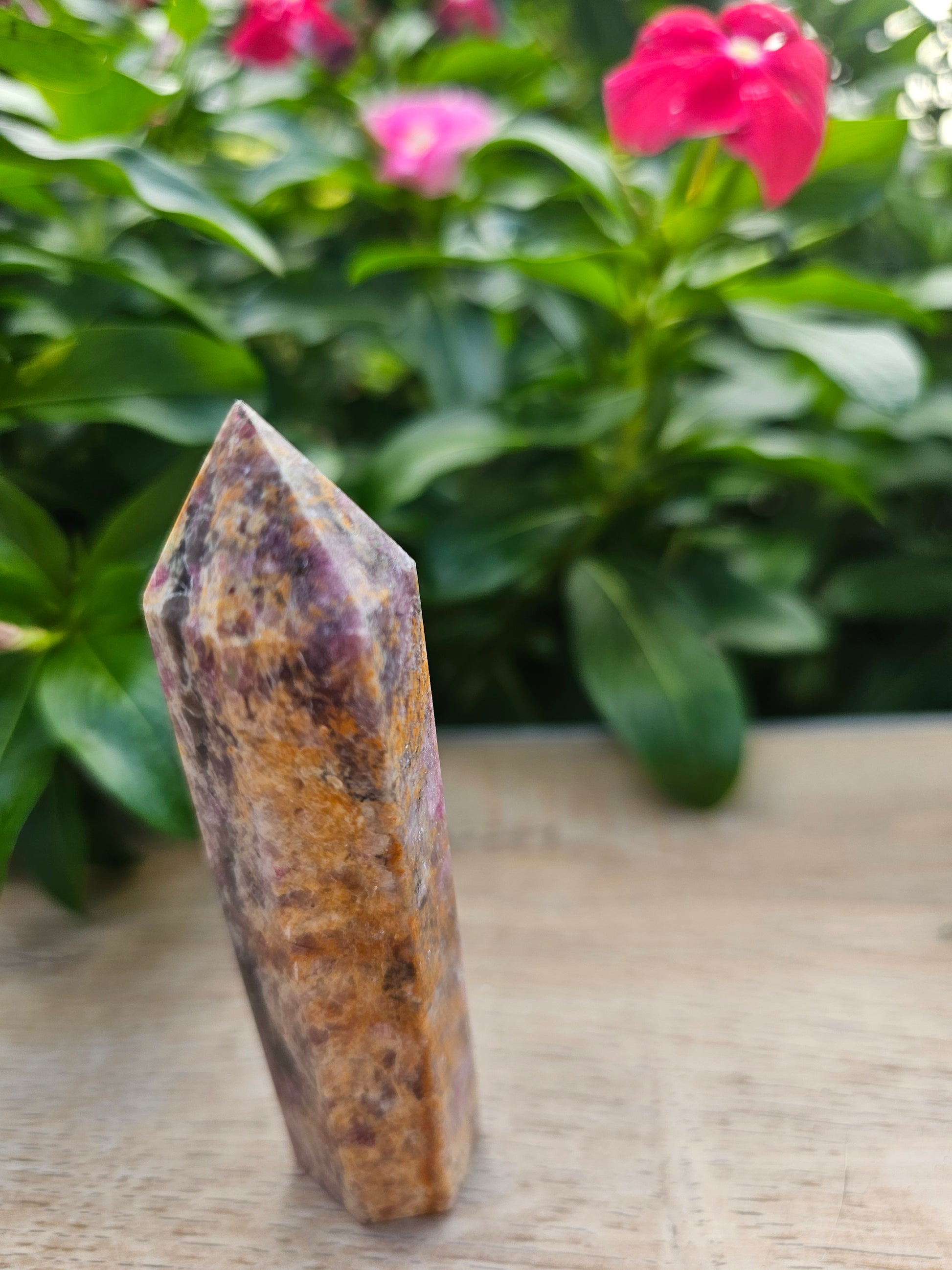 Lepidolite Tower - Natural Purple Crystal Point
