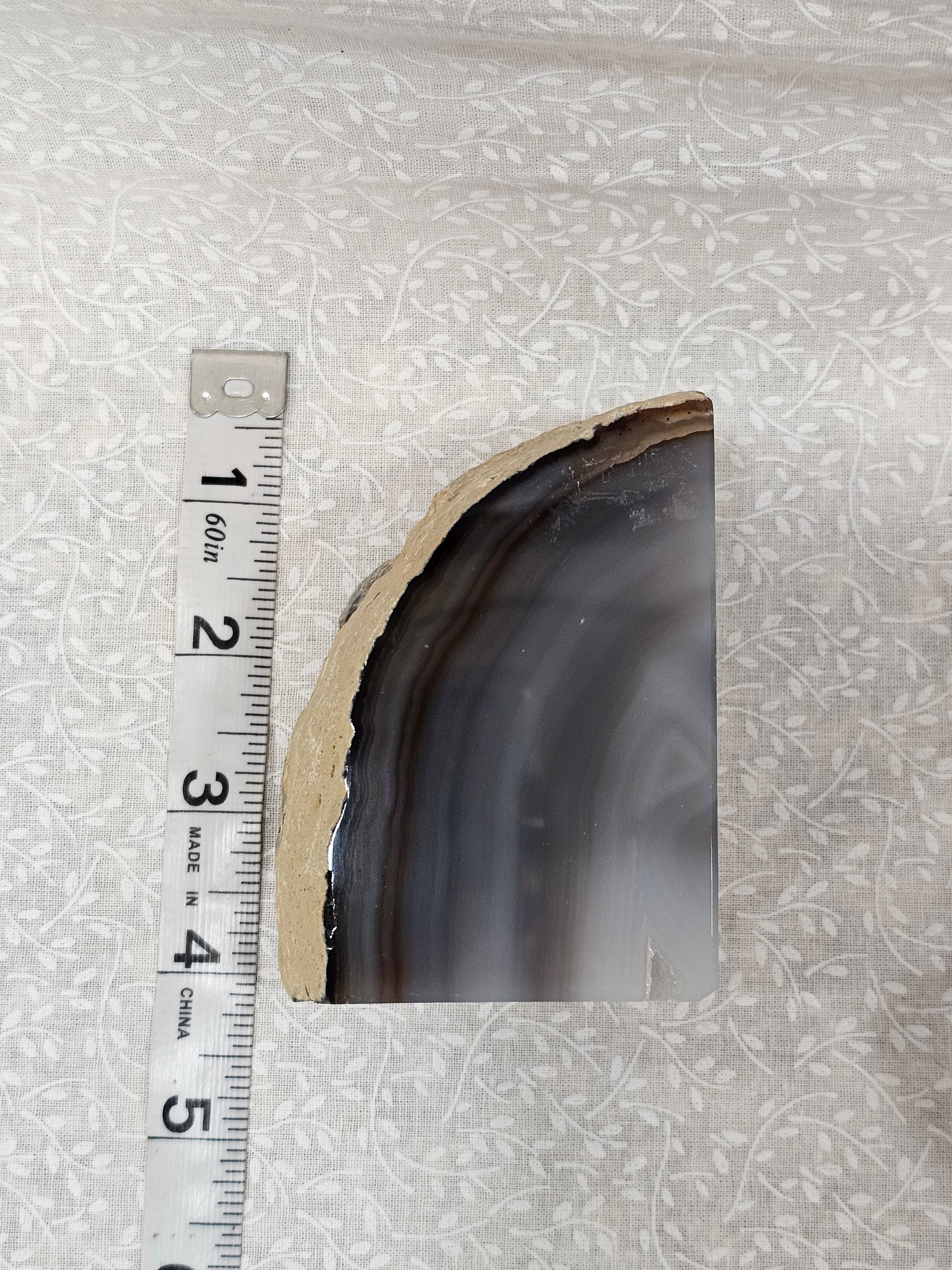 Agate Crystal Bookends