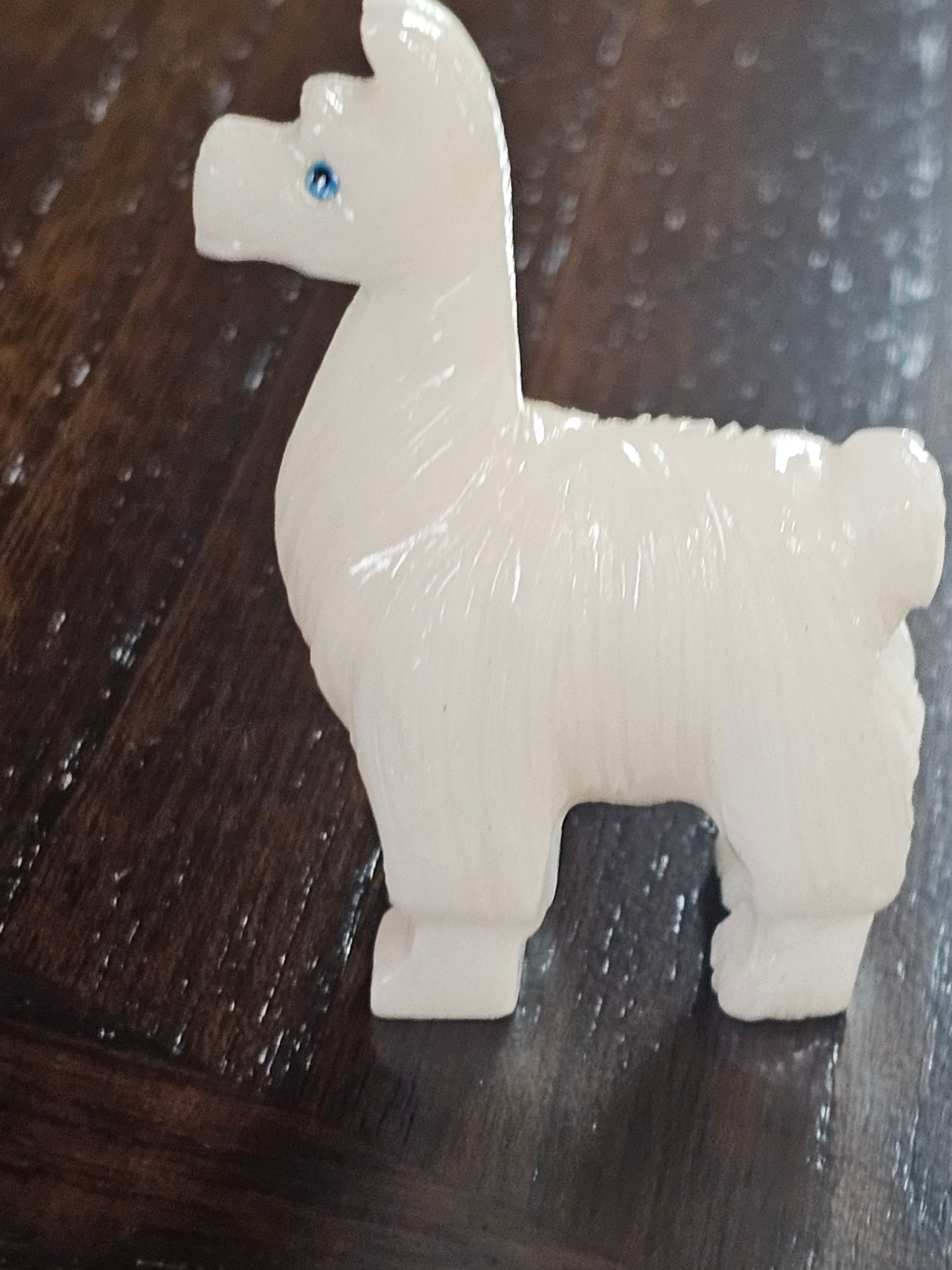 White Onyx Crystal Llama 2.22 Inch
