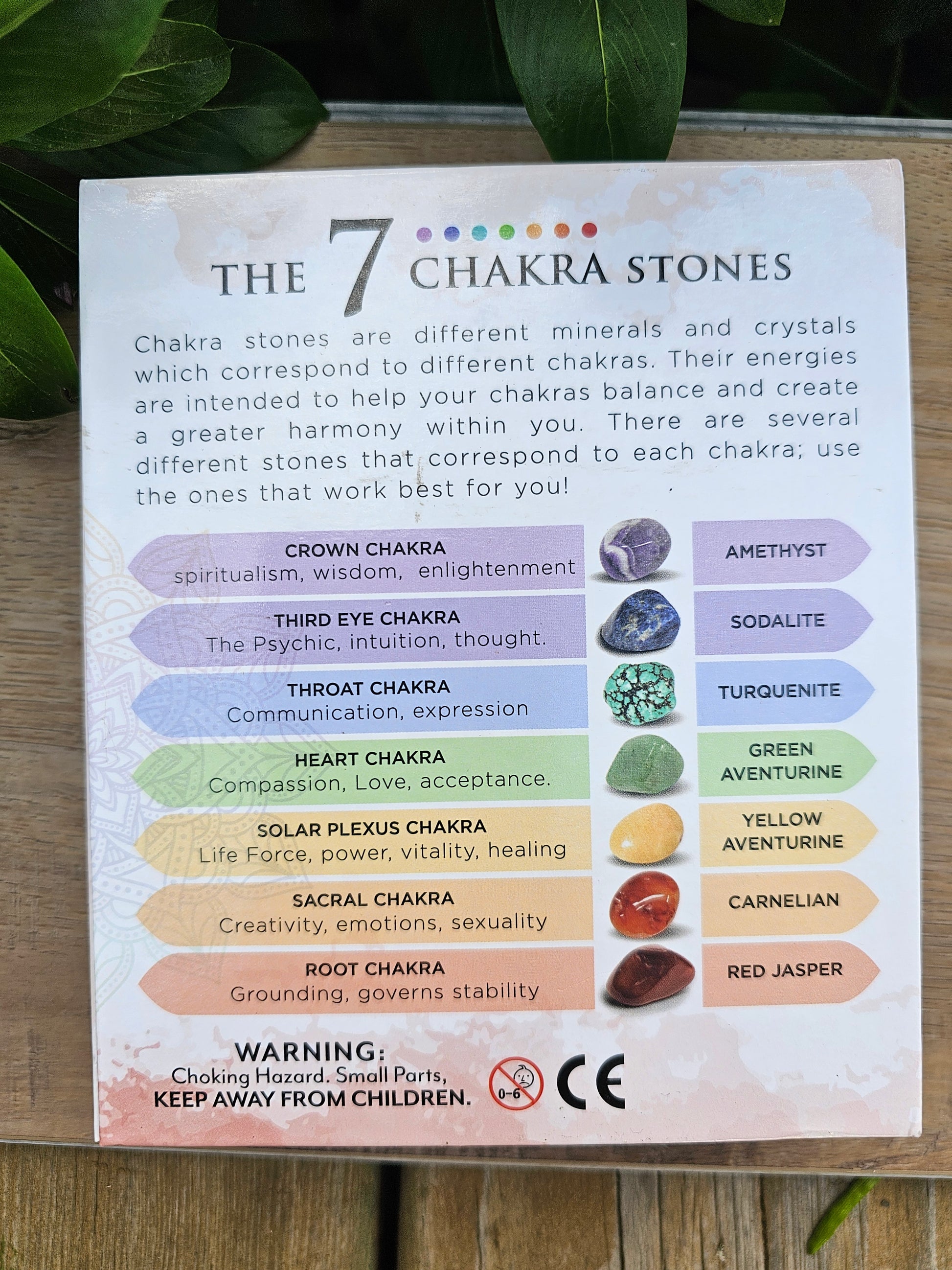 7 Chakra Stones Set - Natural Healing Crystals for Balance & Energy