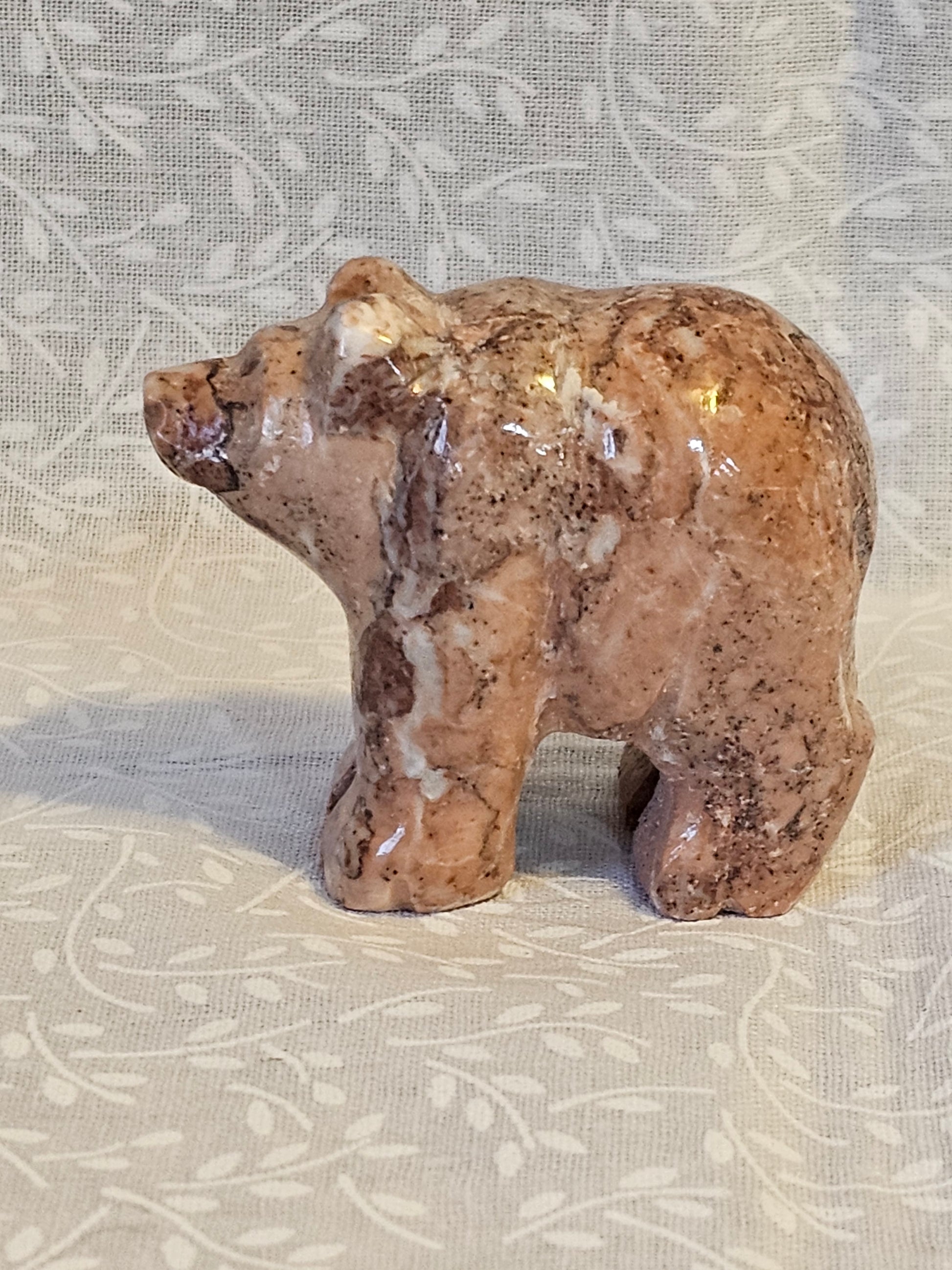 Jasper Crystal Bear