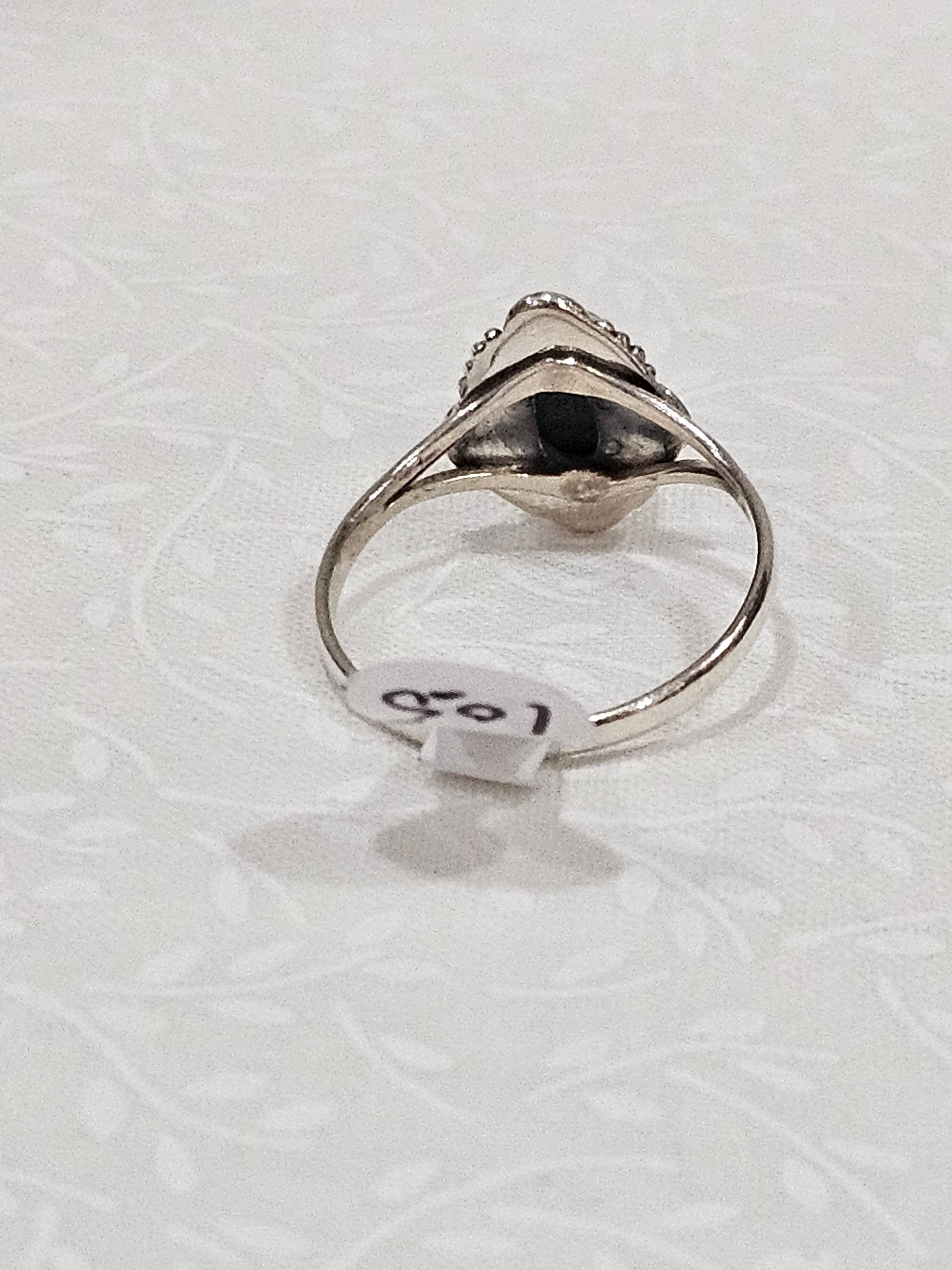 Sterling Silver Turquoise Gemstone Ring 10.5