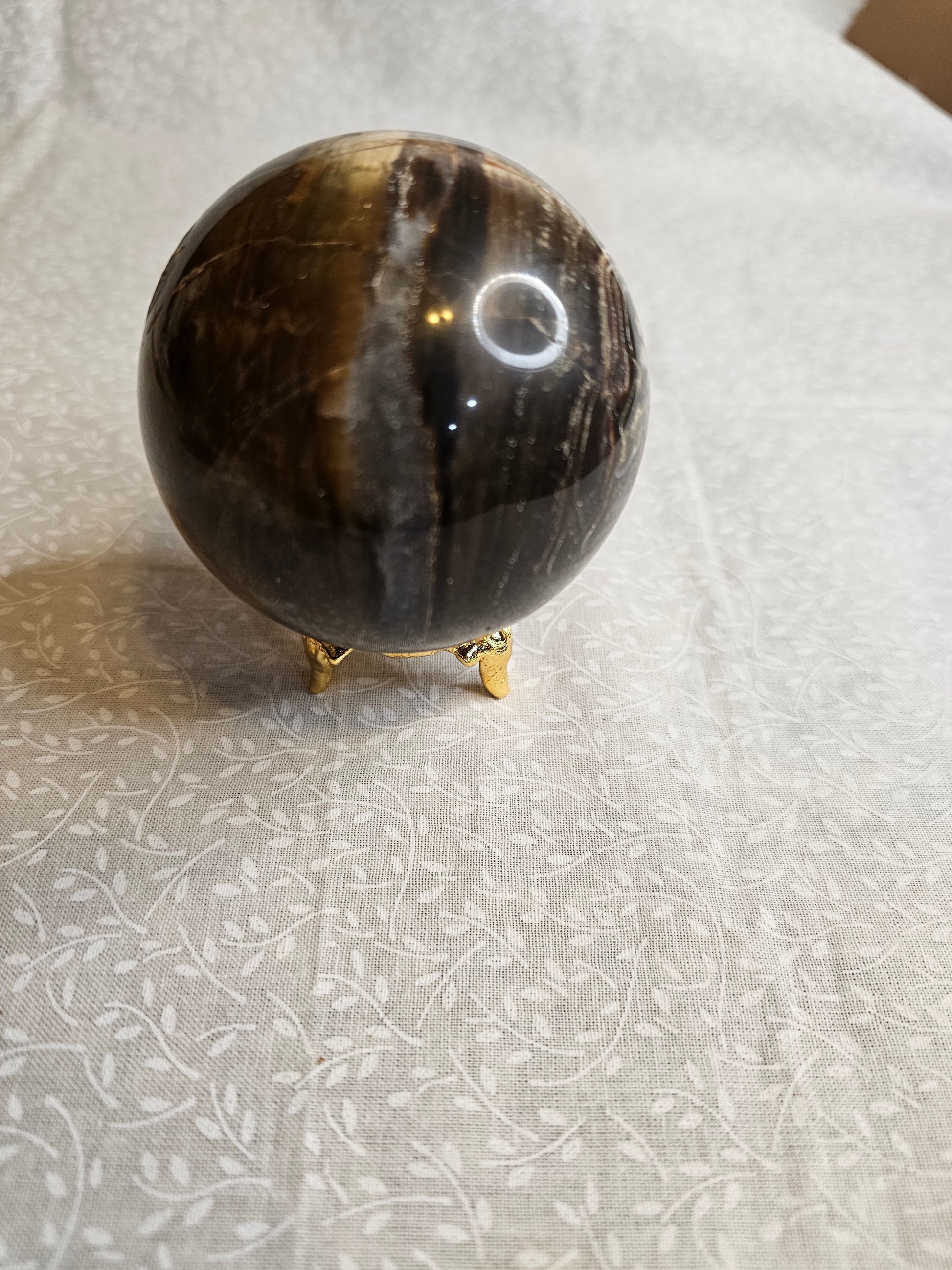 Stromatolite Crystal Sphere