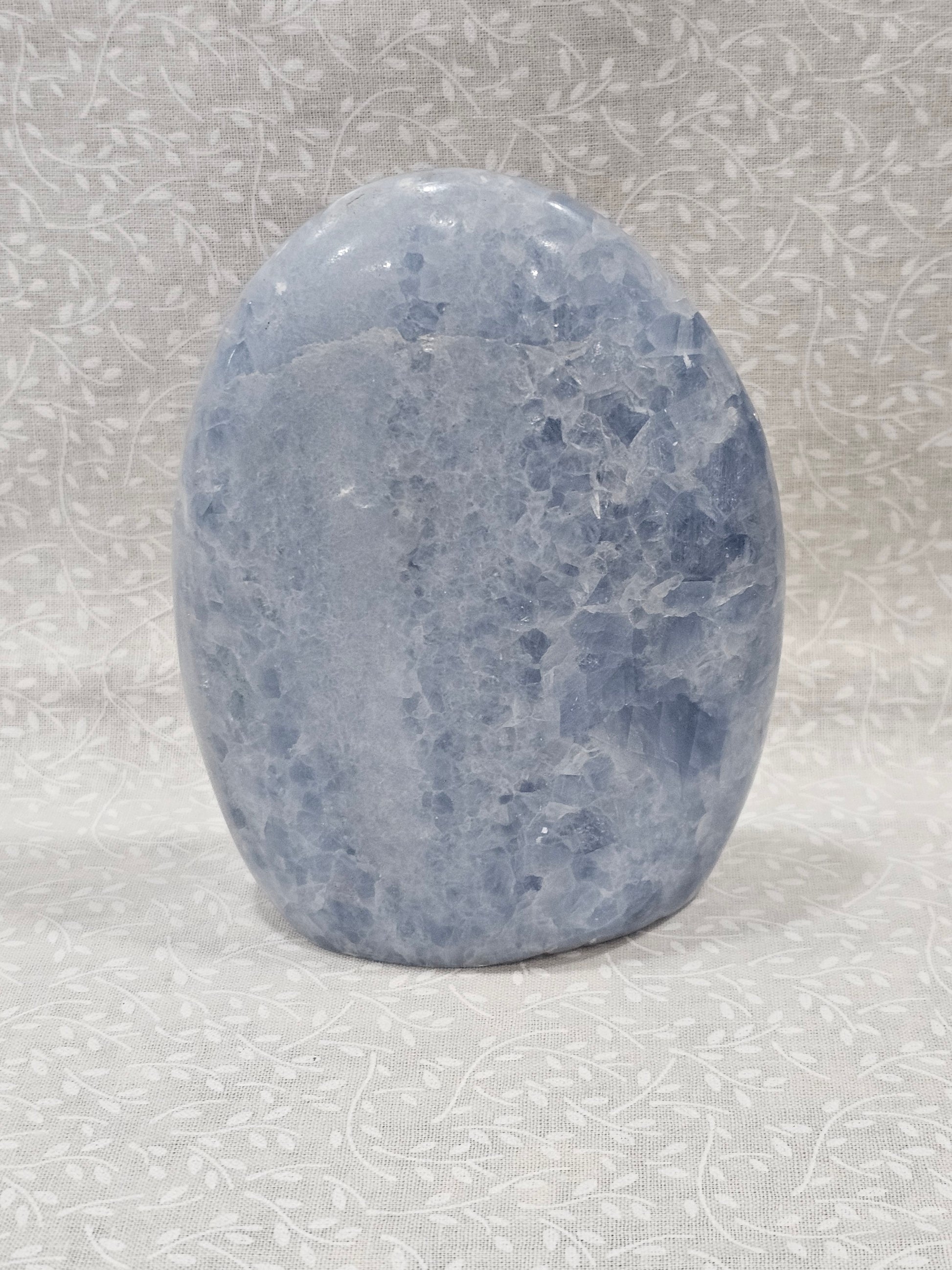 Blue Calcite Crystal Free Form