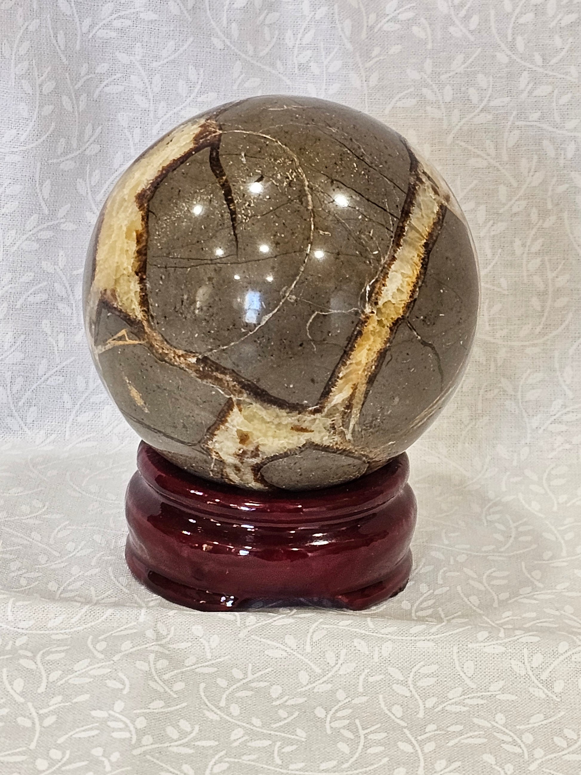 Septarian Crystal Sphere