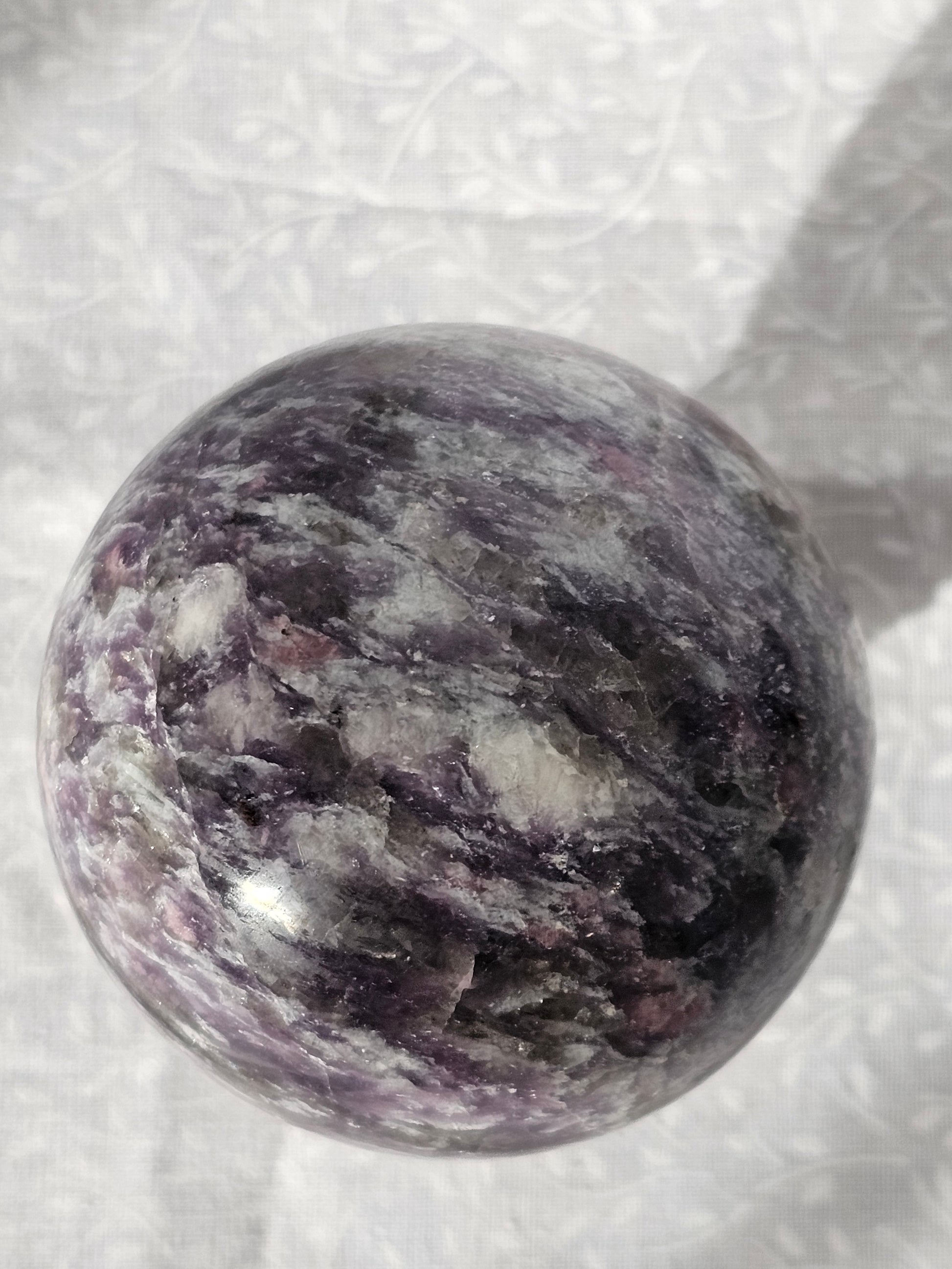 Amazonite Crystal Sphere - Natural Stone