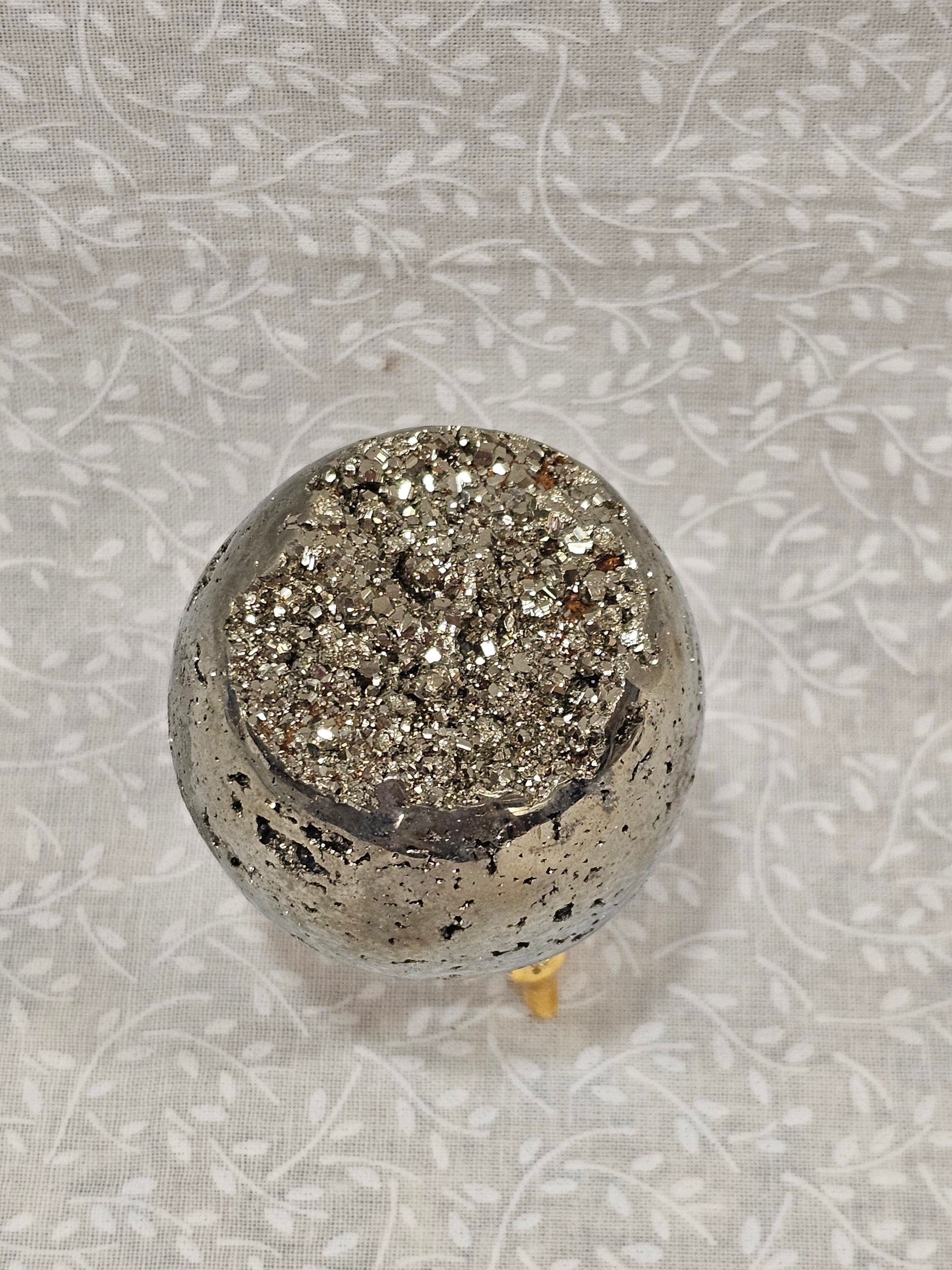 Pyrite Crystal Sphere