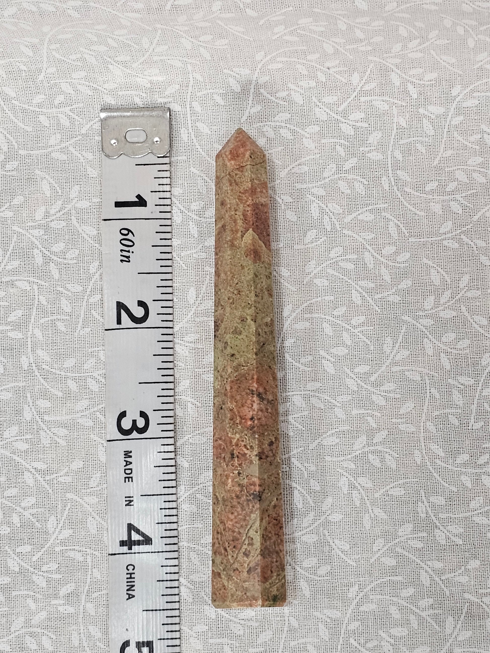 Unakite Crystal Tower