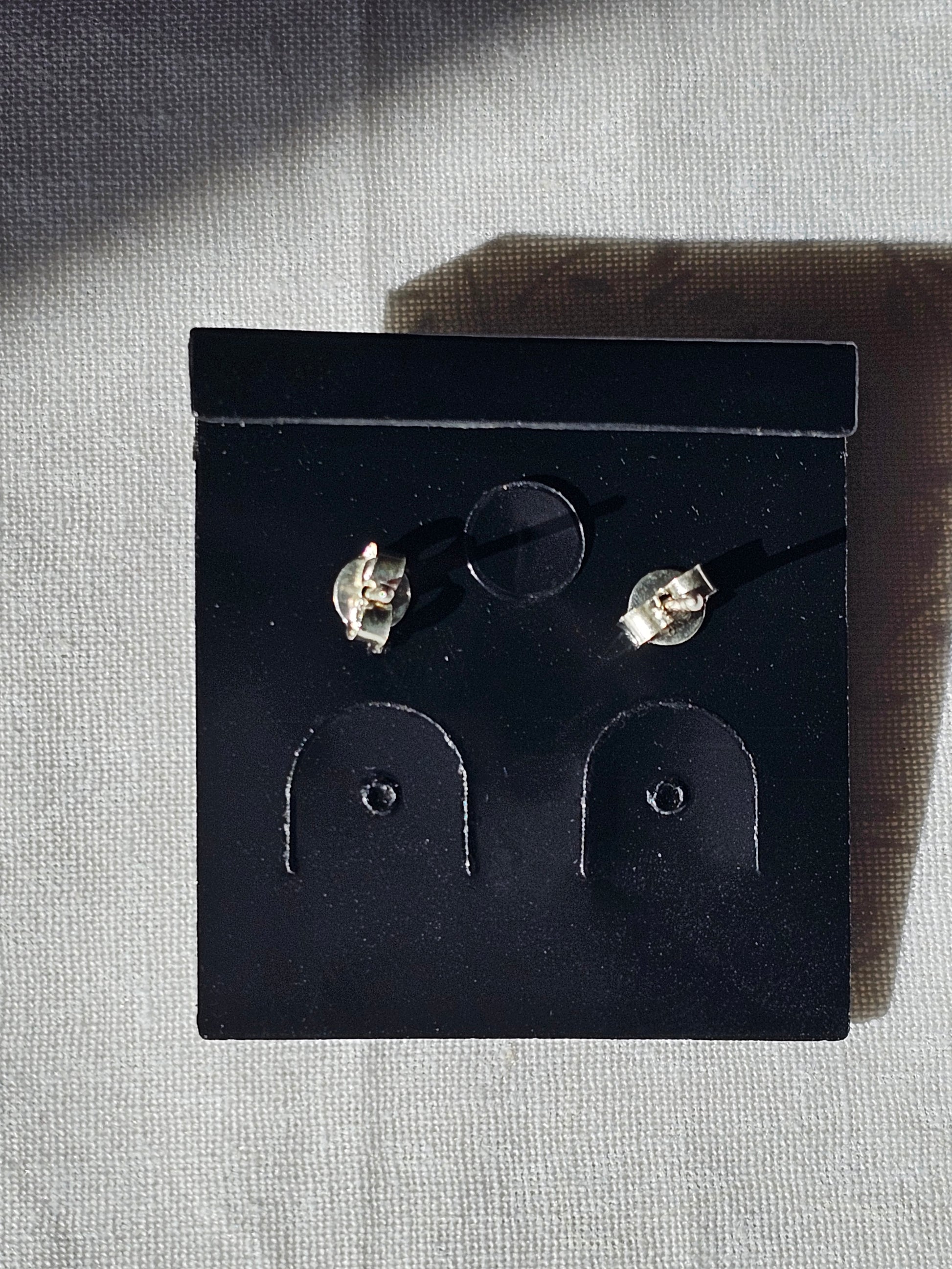 Sterling Silver Amethyst Gemstone Earrings - Natural Stone