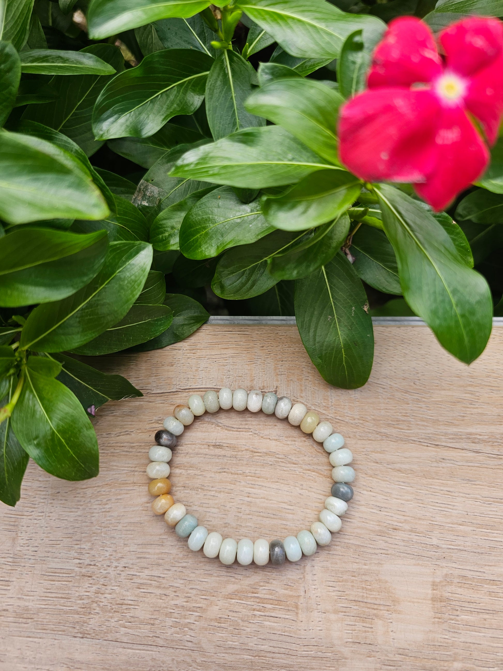 Amazonite Crystal Bracelet - 8mm Natural Healing Stone Beads