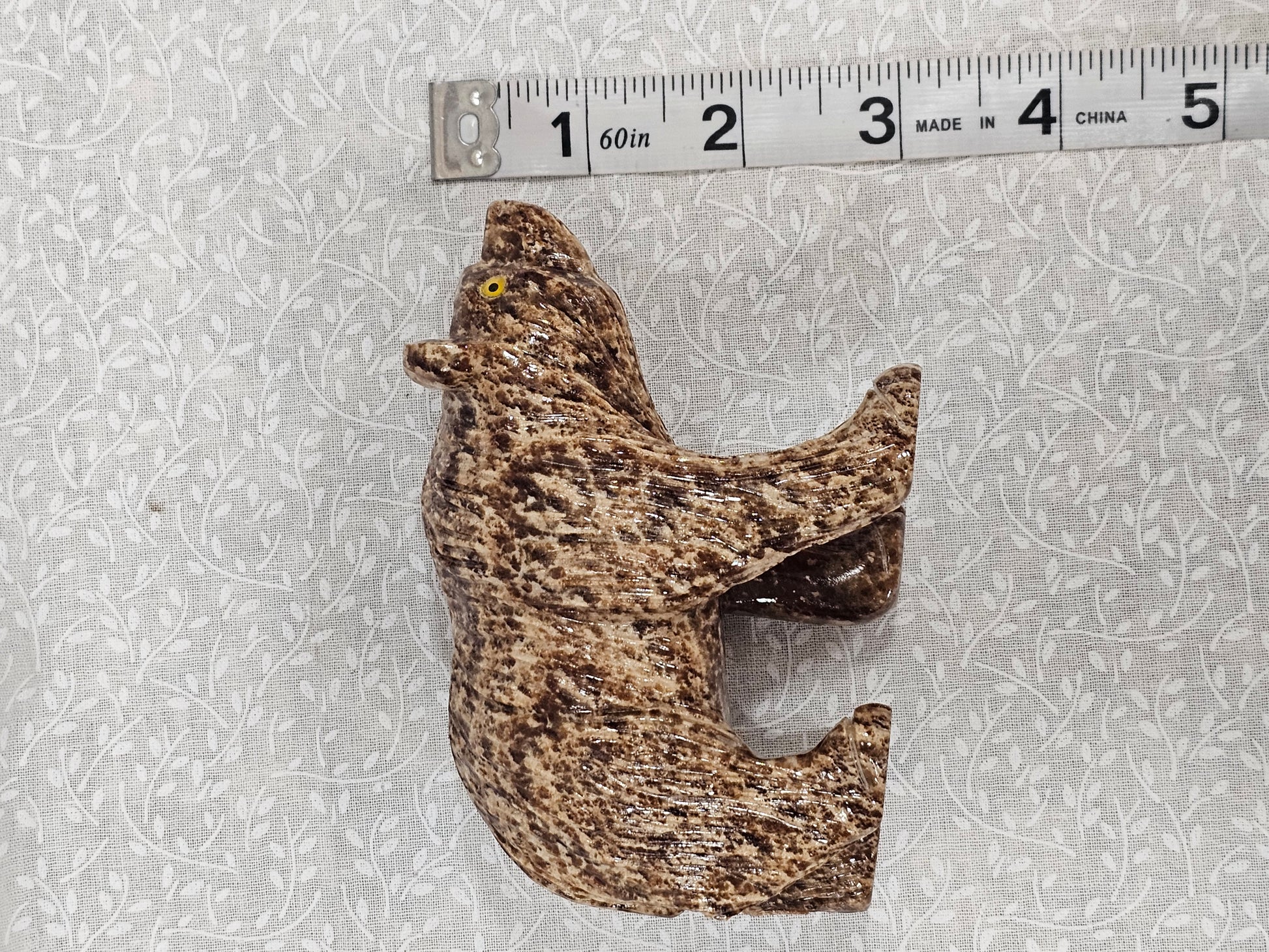 Soapstone Crystal Bear