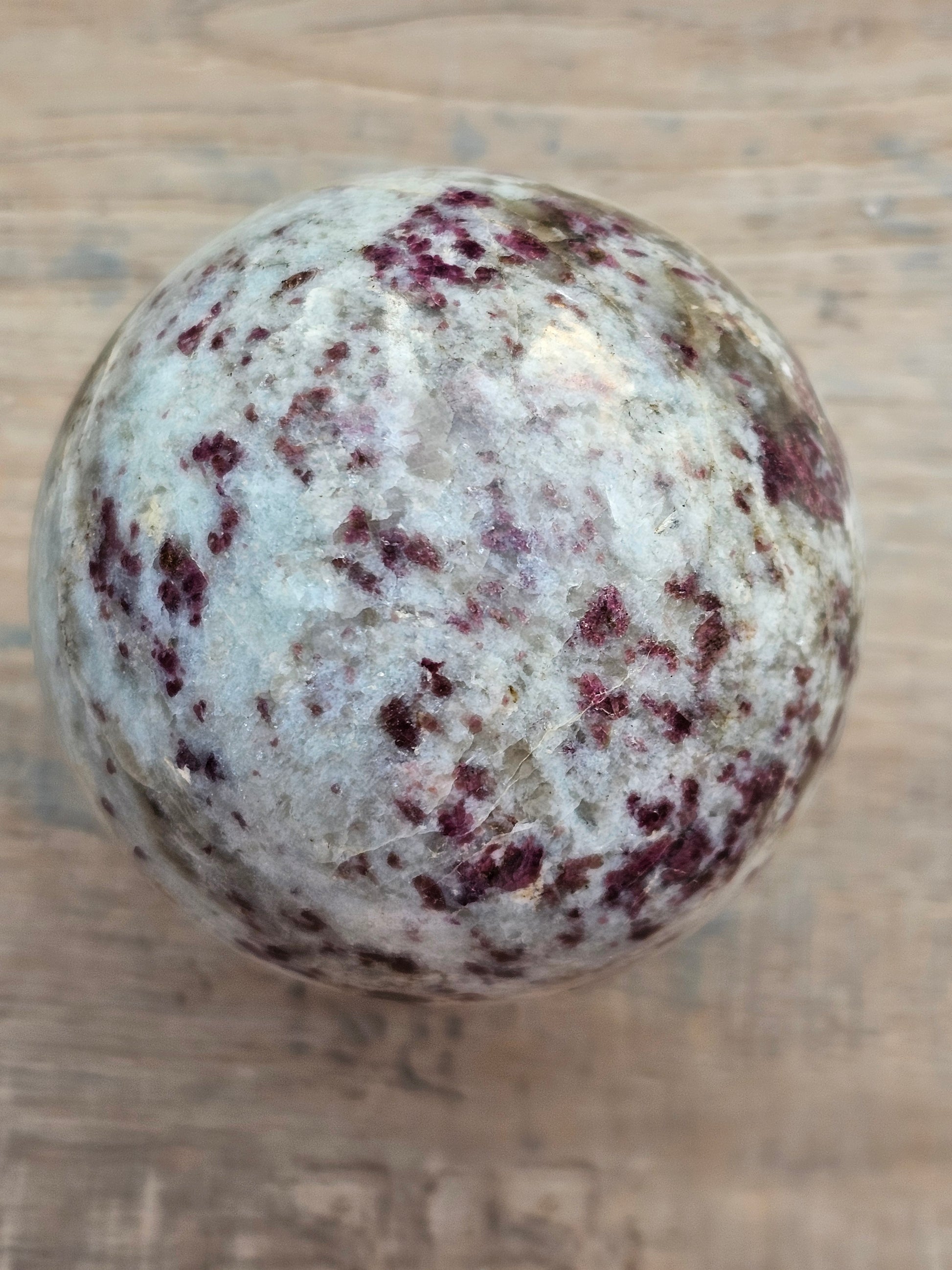 Rubellite Pink Tourmaline Crystal Sphere 66mm