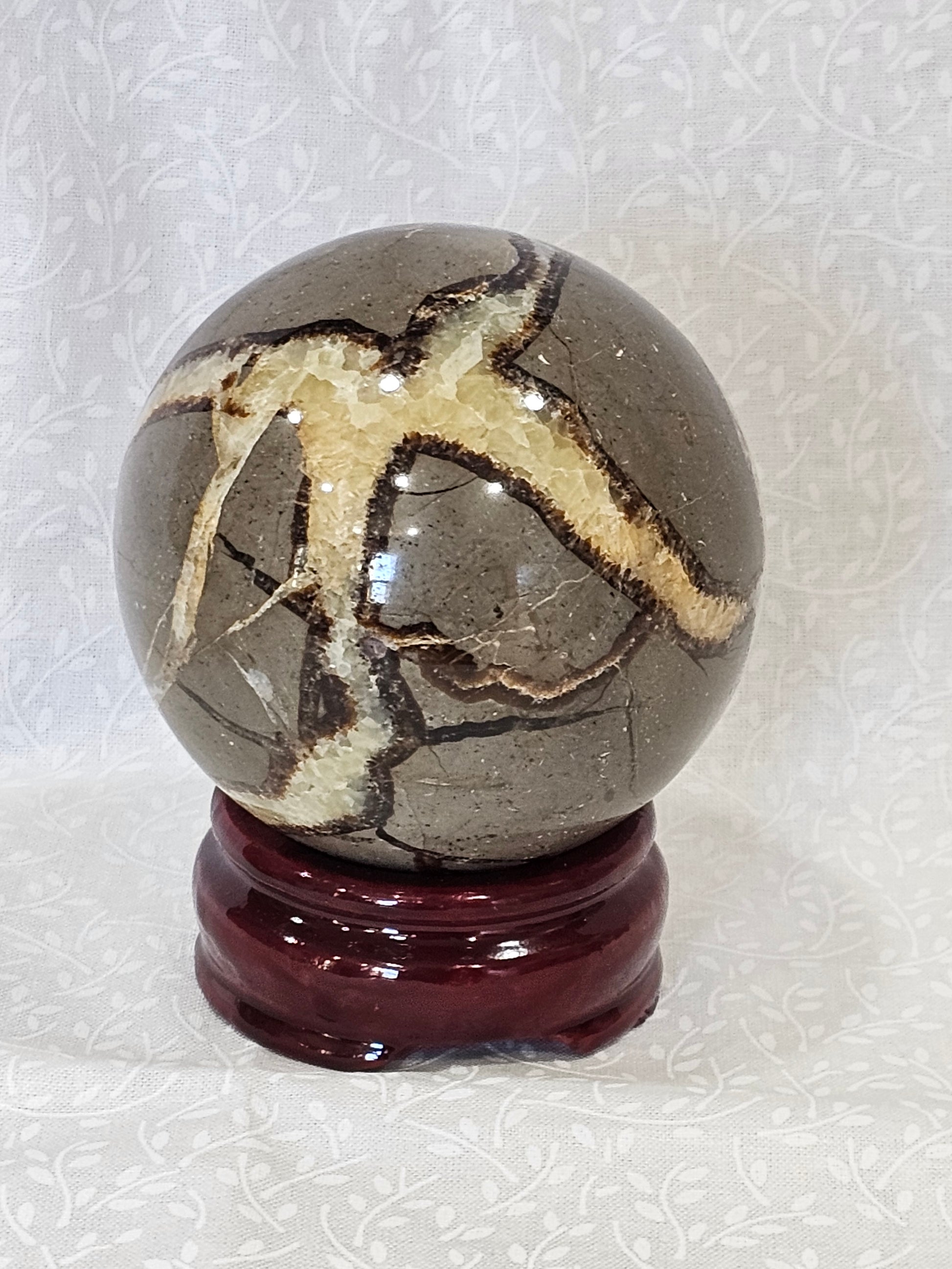 Septarian Crystal Sphere