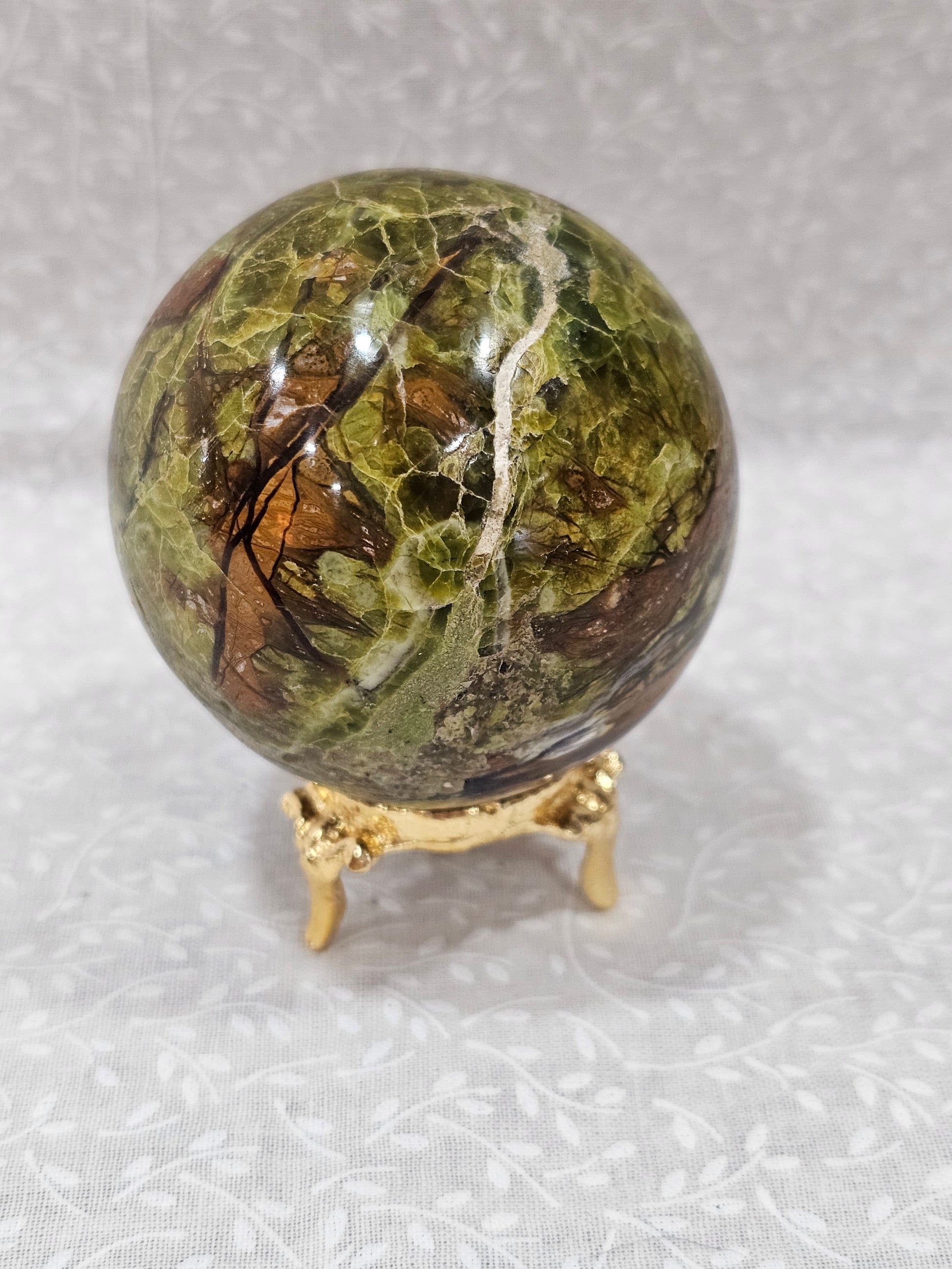 Green Opal Crystal Sphere
