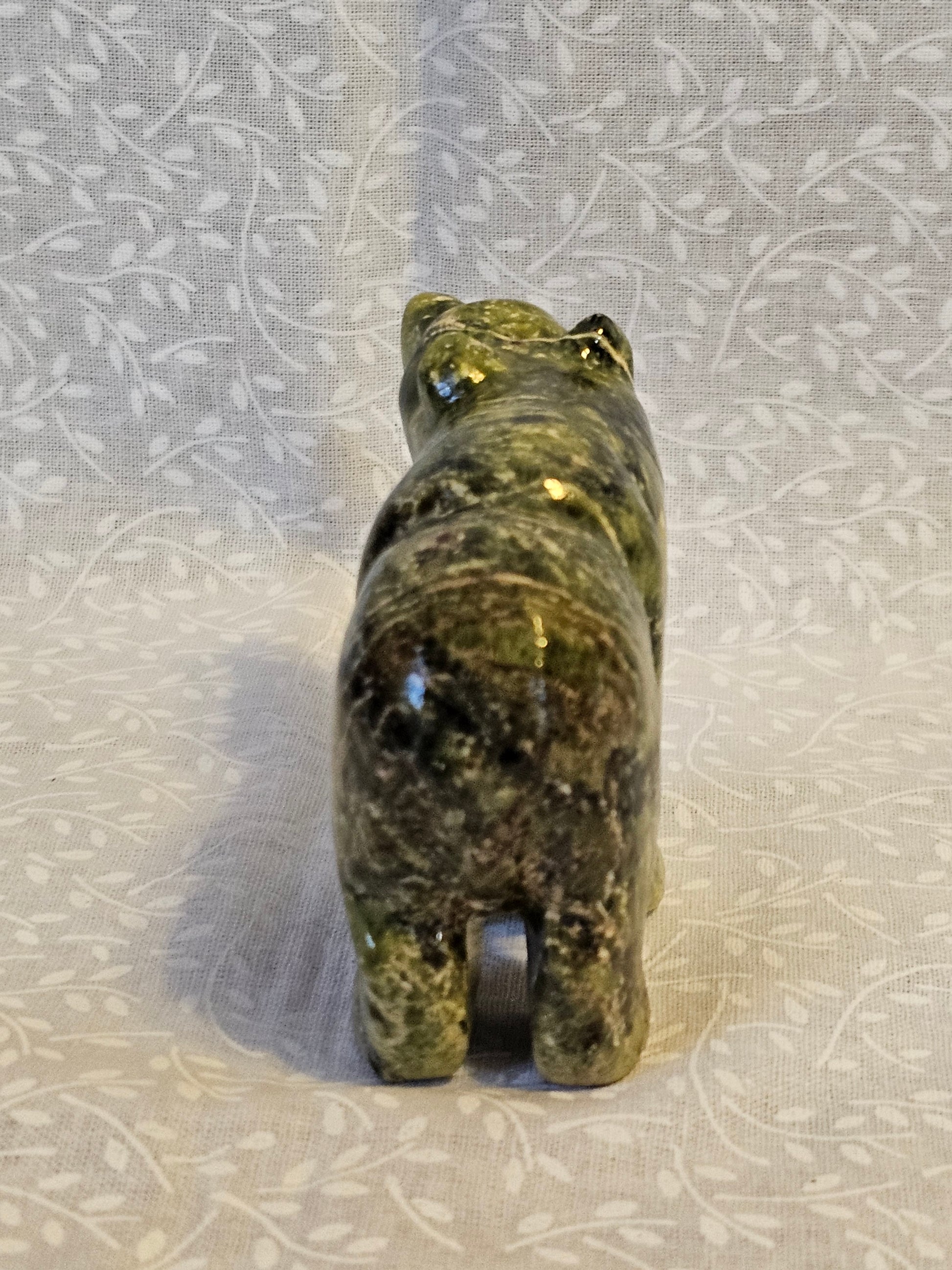 Serpentine Crystal Bear