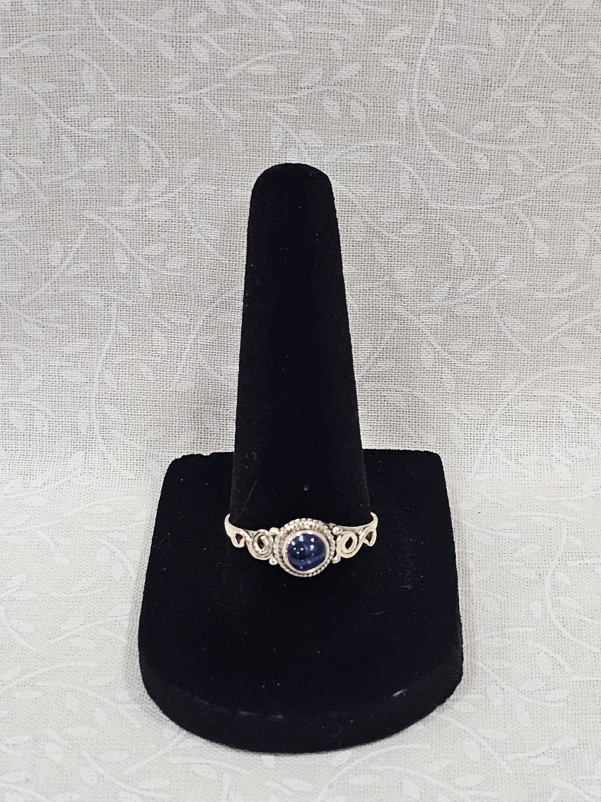 Sterling Silver Kyanite Gemstone Ring 8.5
