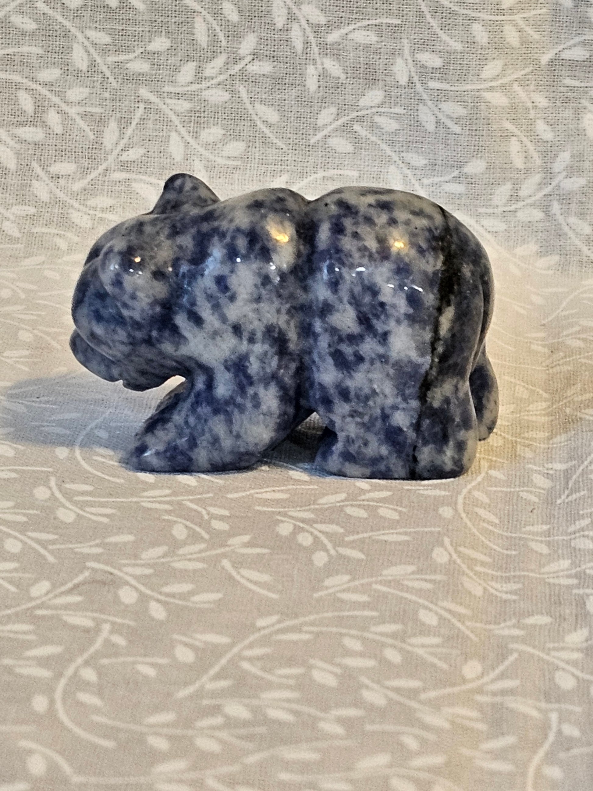 Sodalite Crystal Bear