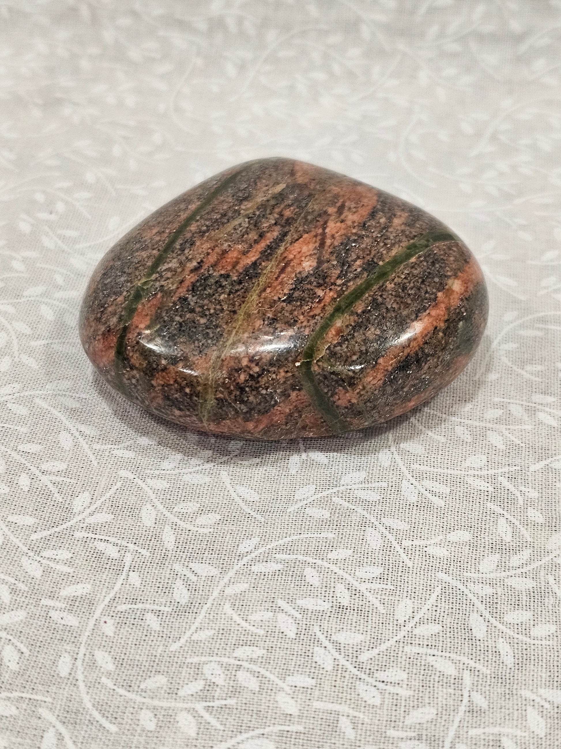 Unakite Crystal Heart