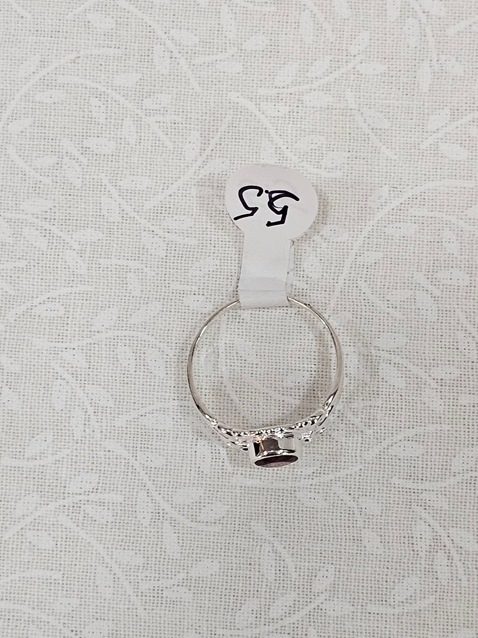 Sterling Silver Aura Opal Gemstone Ring