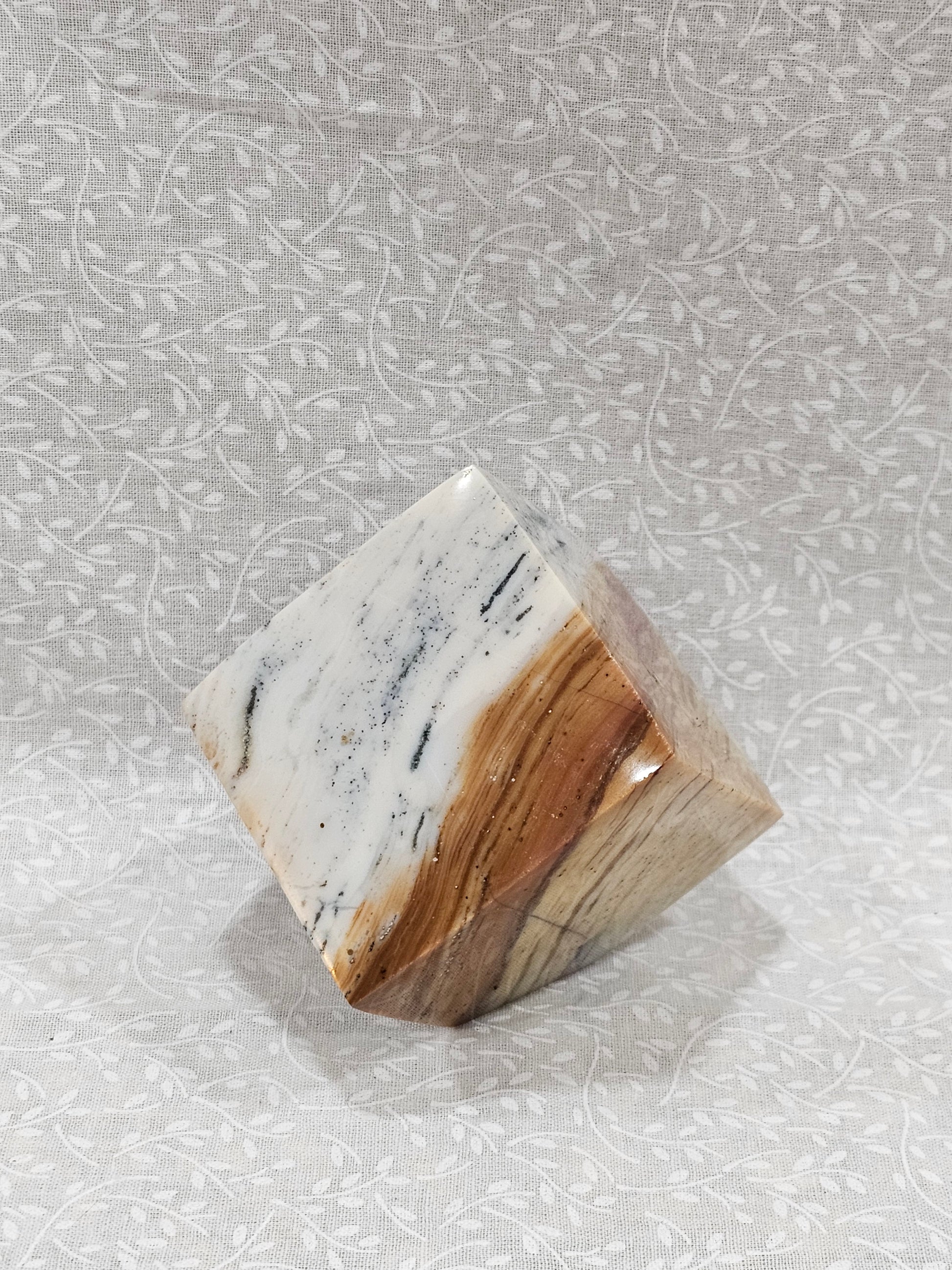 Ocean Jasper Crystal Cube 2.5 Inch