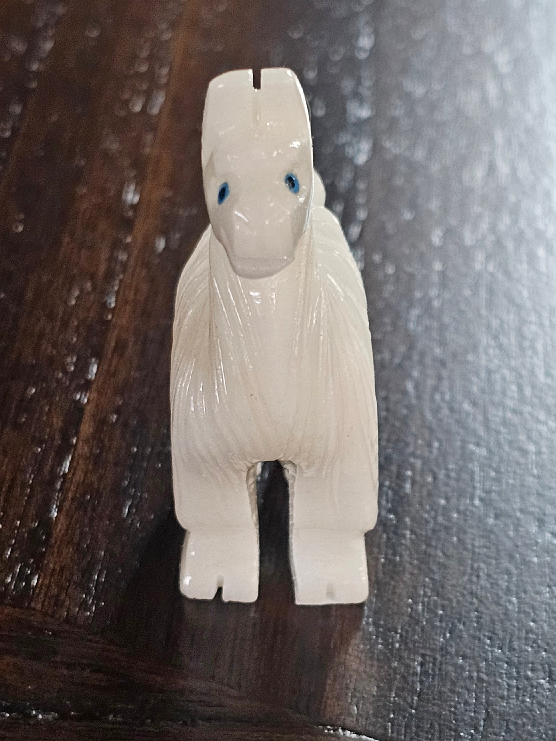 White Onyx Crystal Llama 2.22 Inch