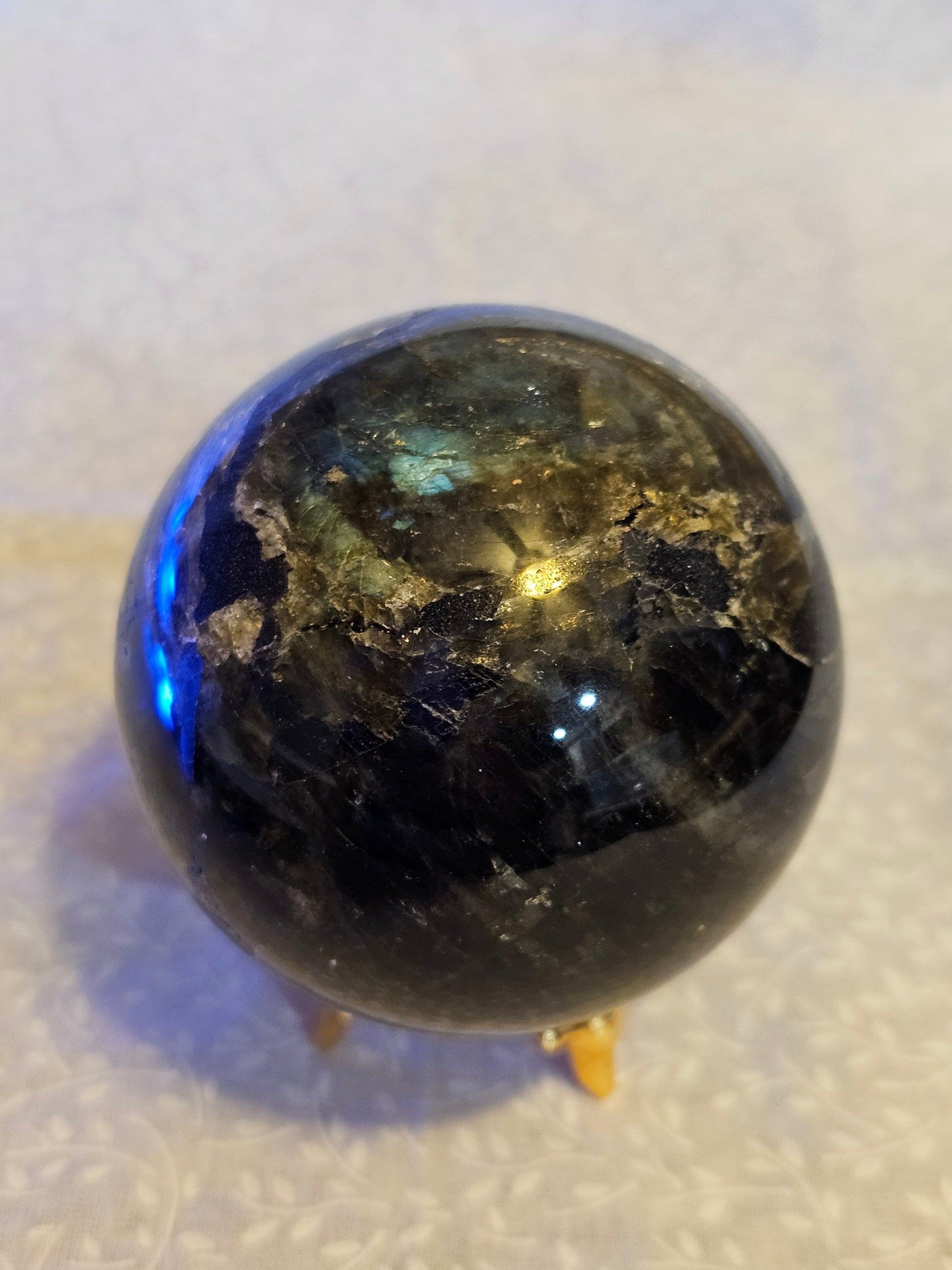 Labradorite Crystal Sphere