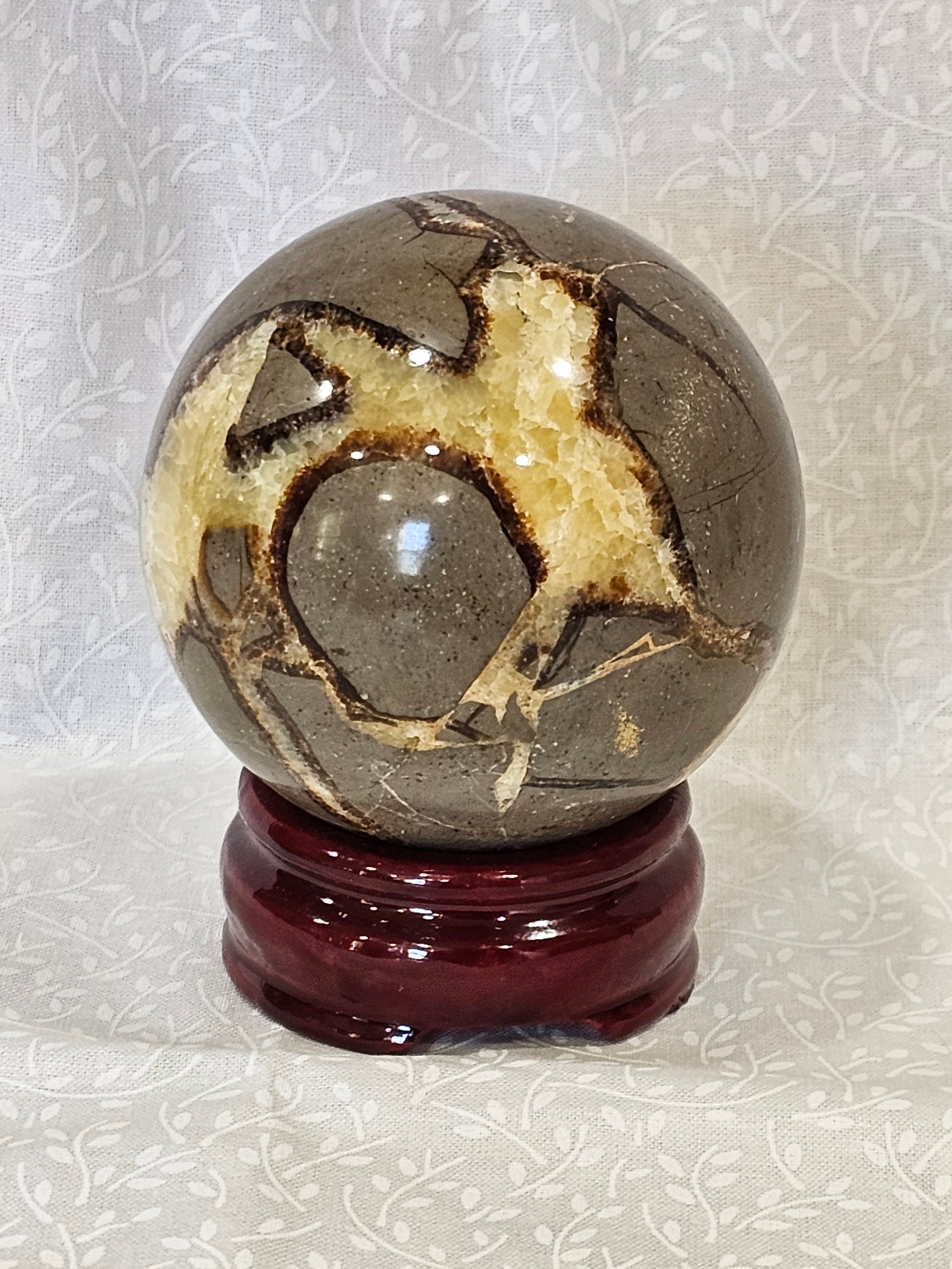 Septarian Crystal Sphere