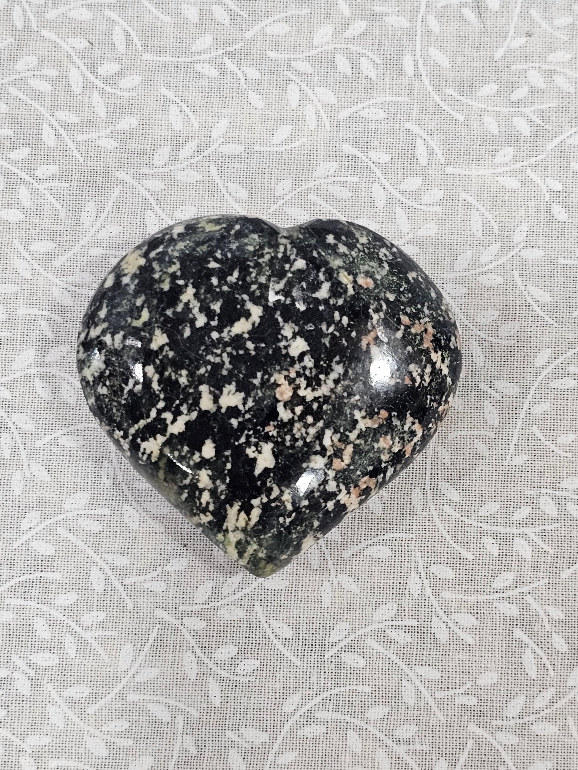 Jasper Crystal Heart 2.5 Inch
