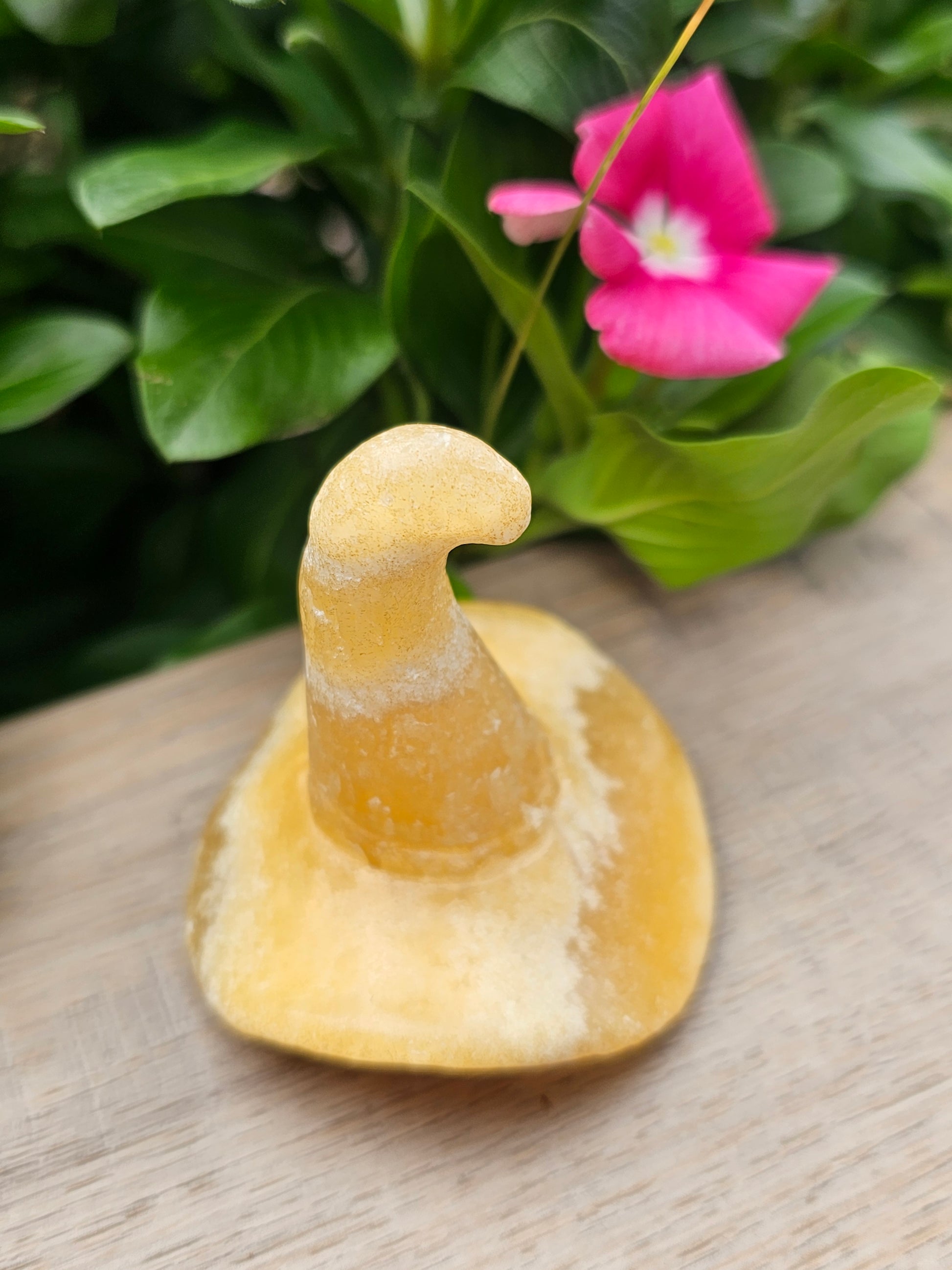 Orange Crystal Witch Hat