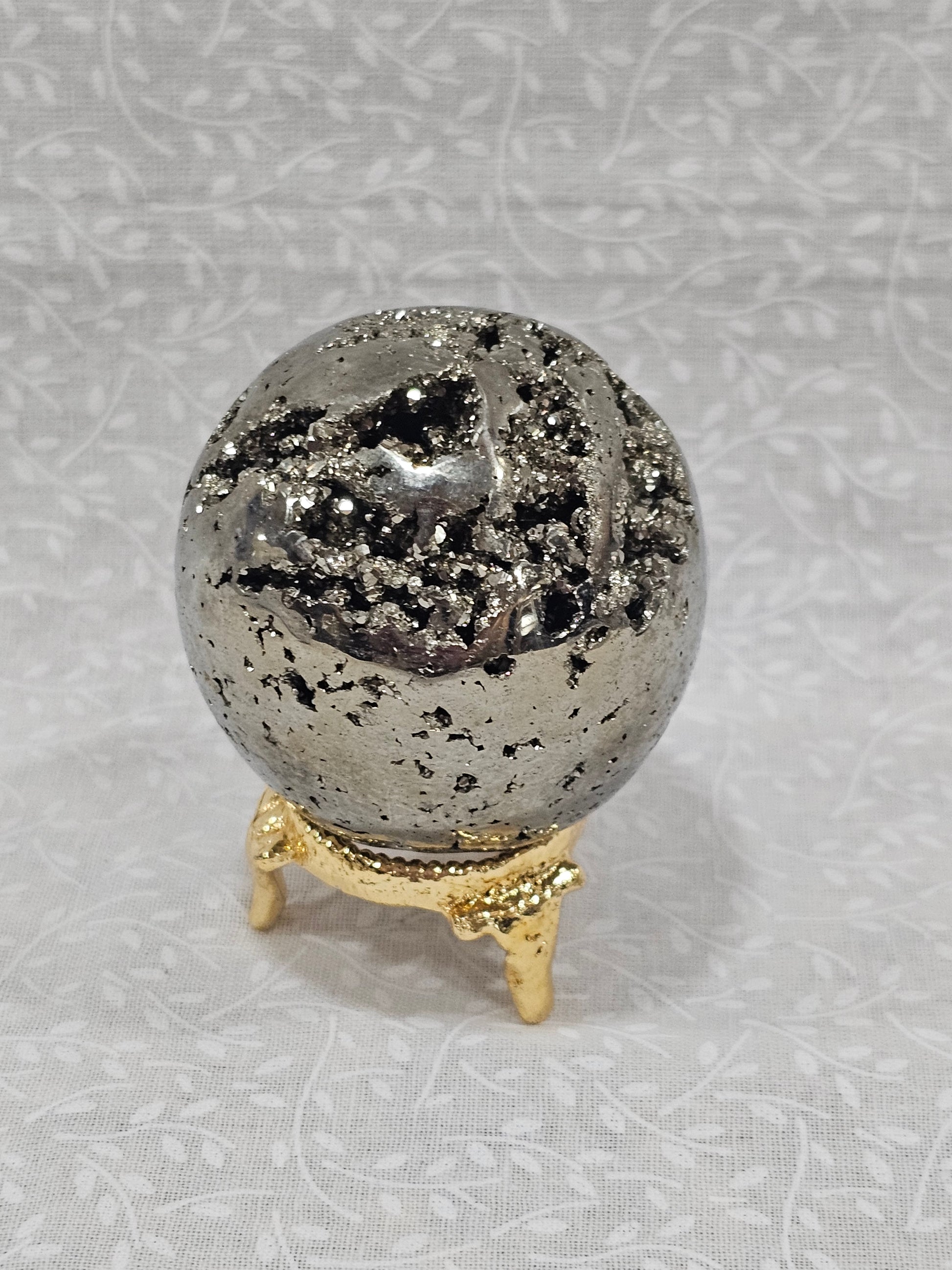 Pyrite Crystal Sphere