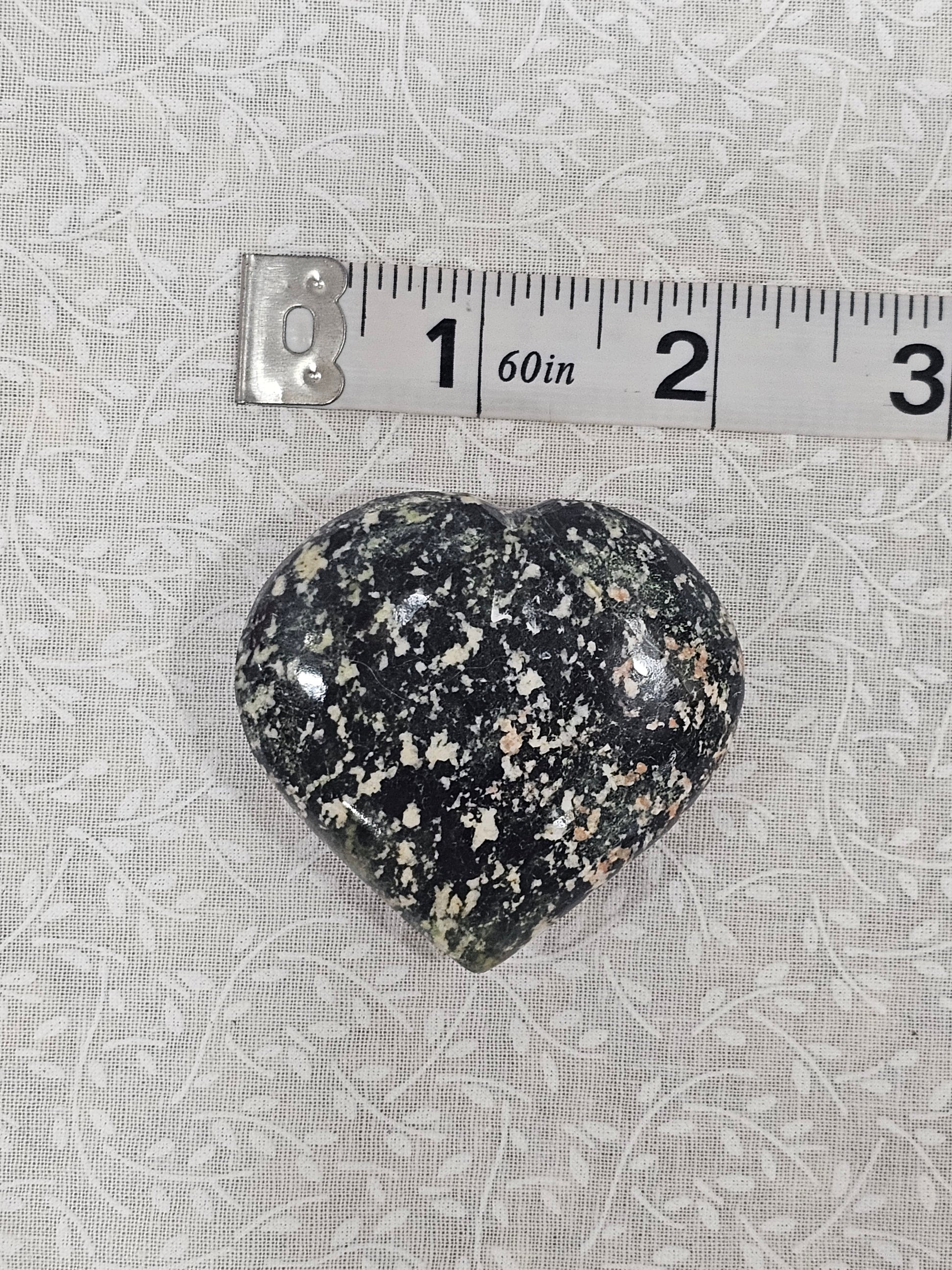 Jasper Crystal Heart 2.5 Inch