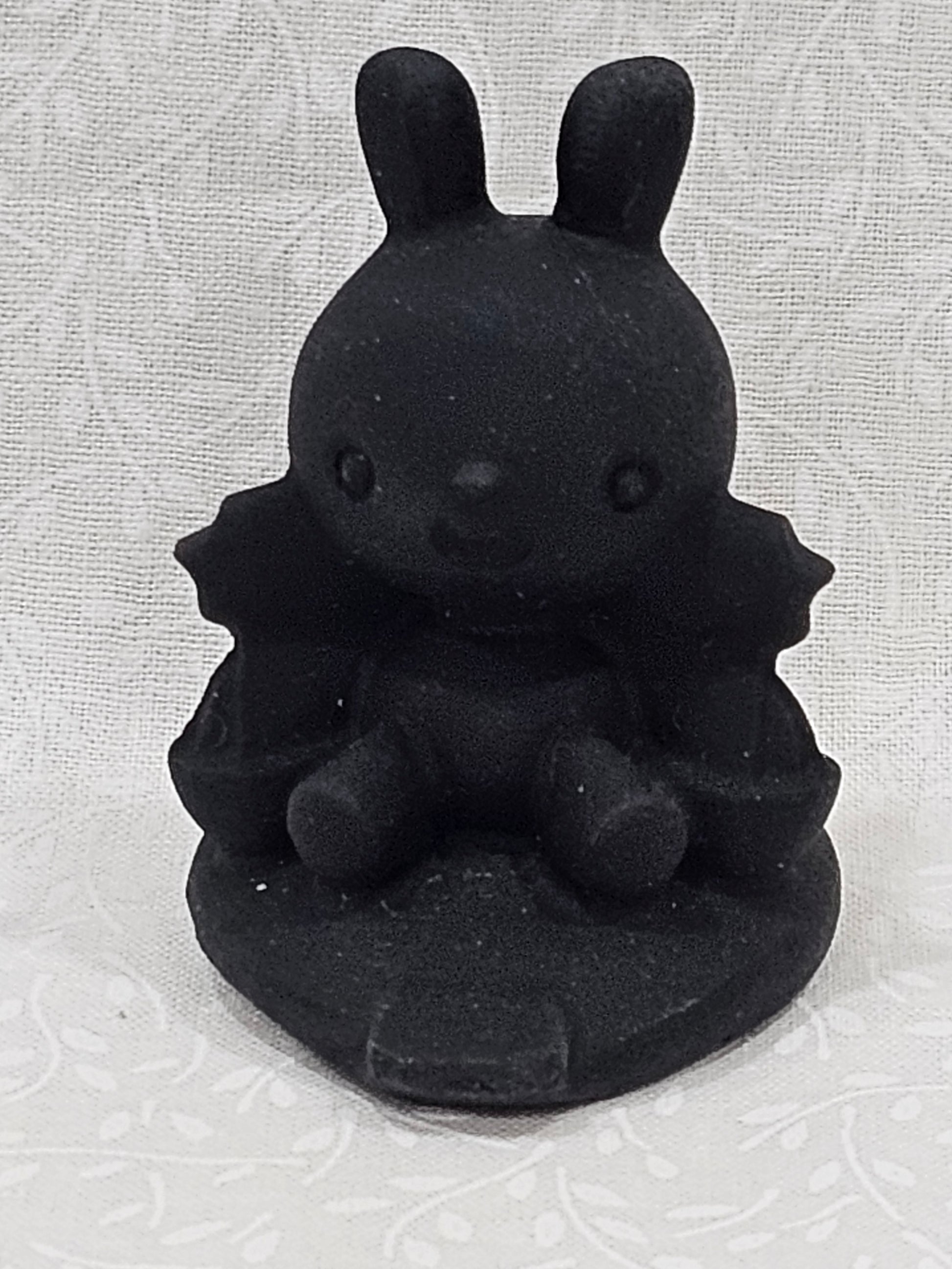 Black Obsidian Crystal Bunny