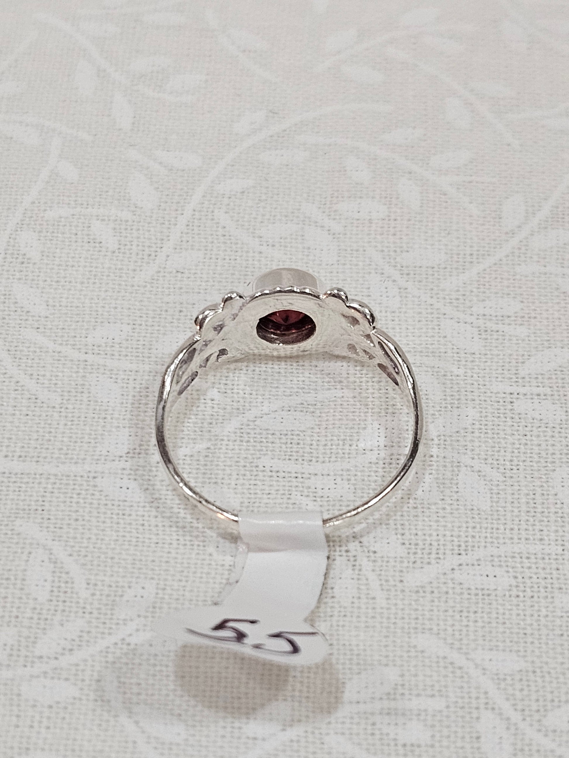 Sterling Silver Aura Opal Gemstone Ring