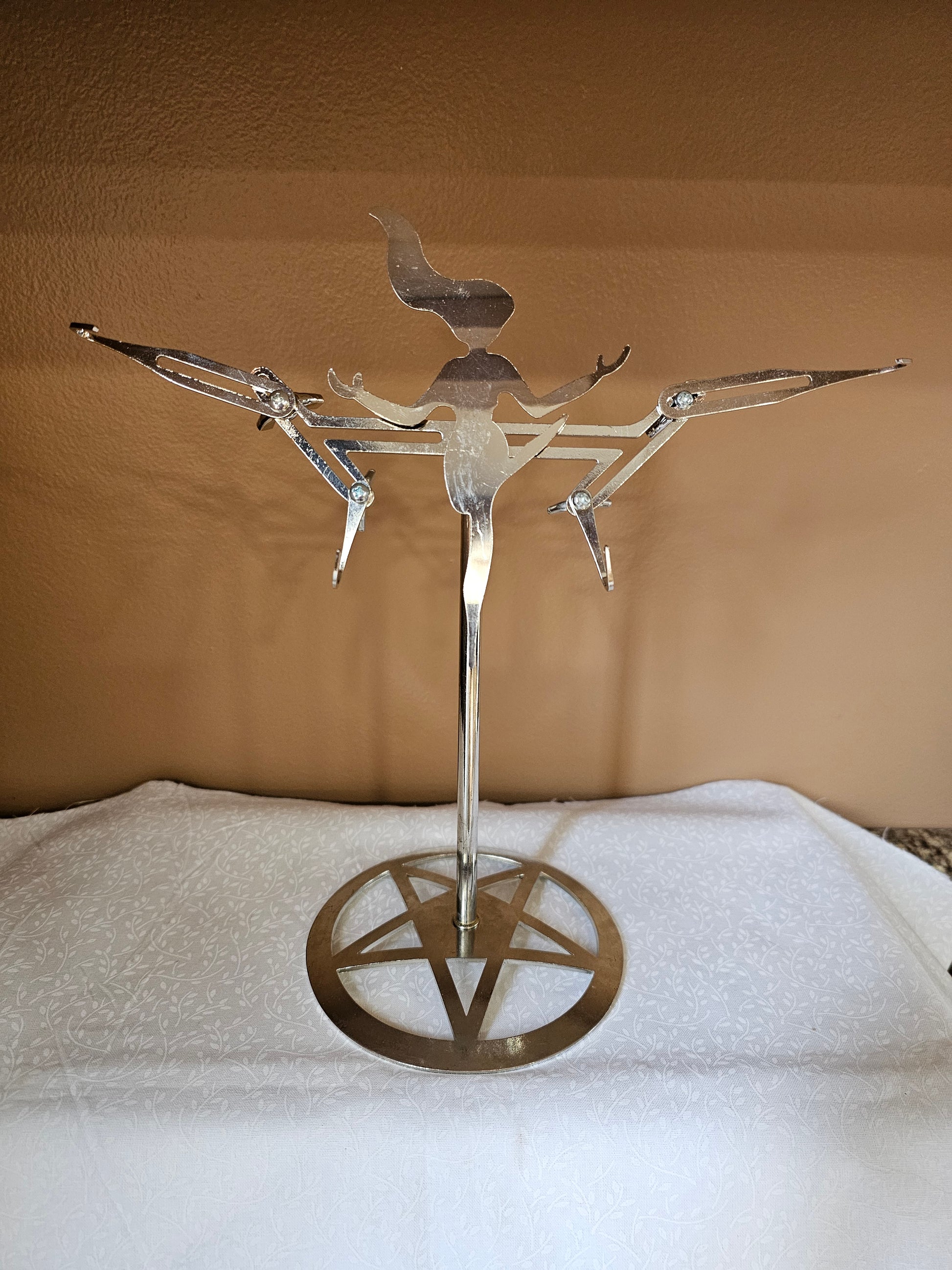 Clear Quartz Crystal Butterfly Wings with Stand