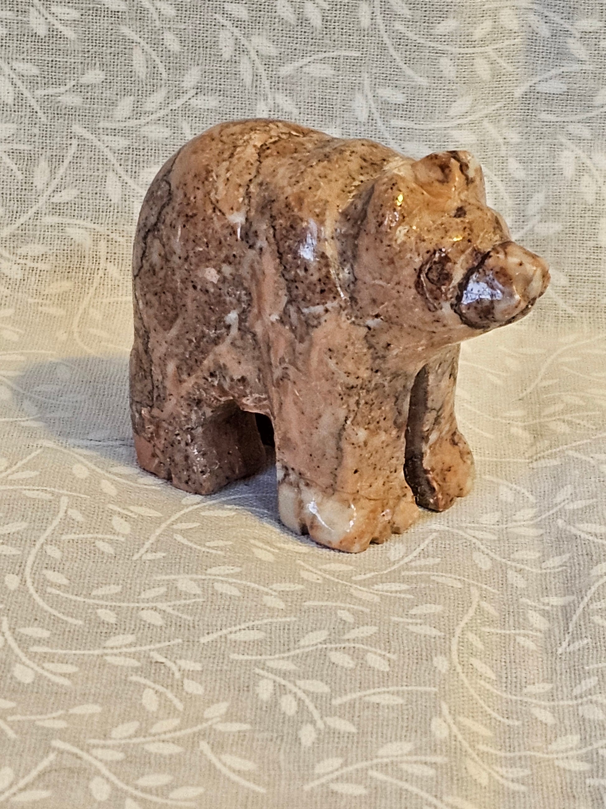 Jasper Crystal Bear