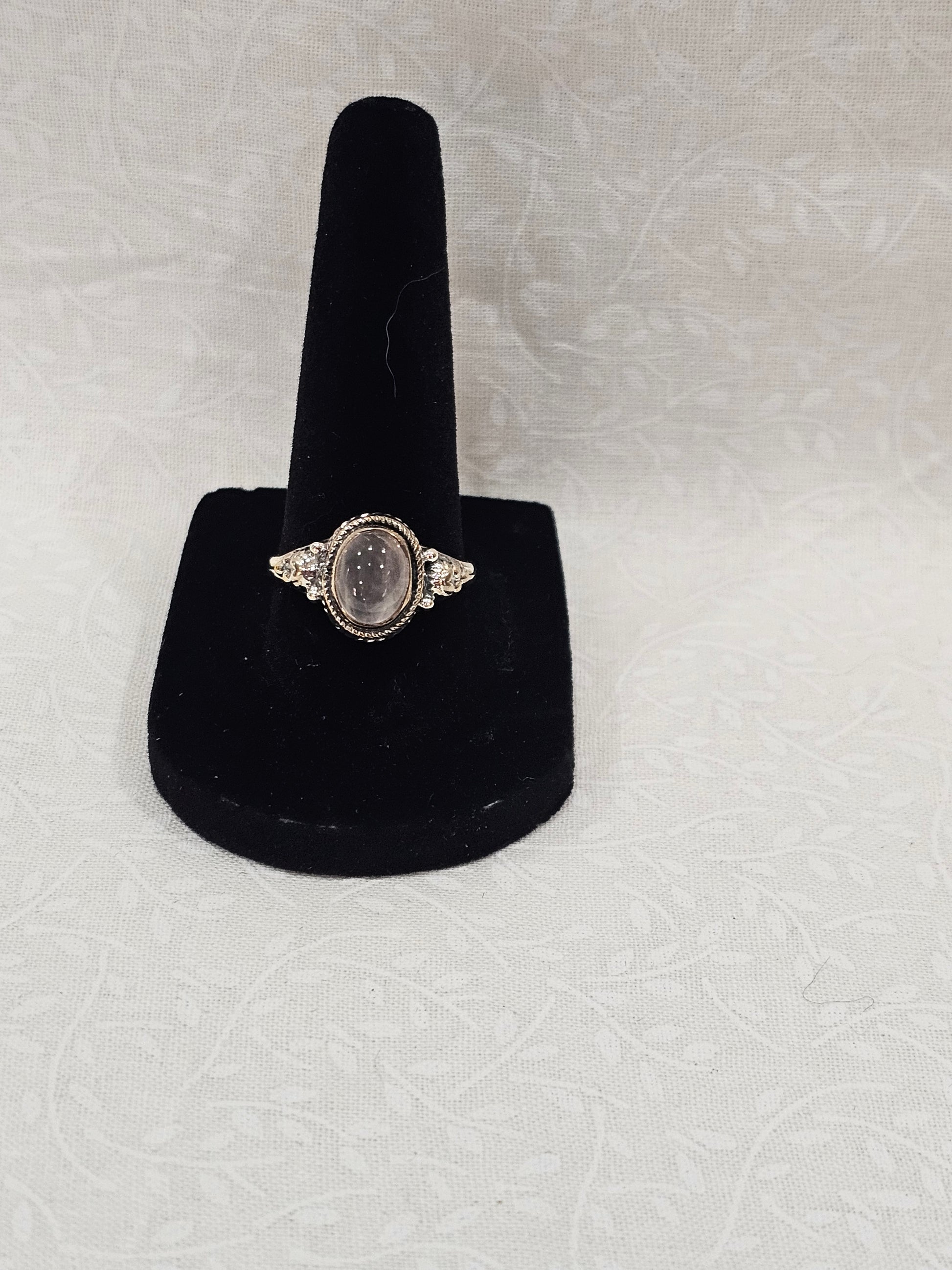 Sterling Silver Moonstone Gemstone Ring 8