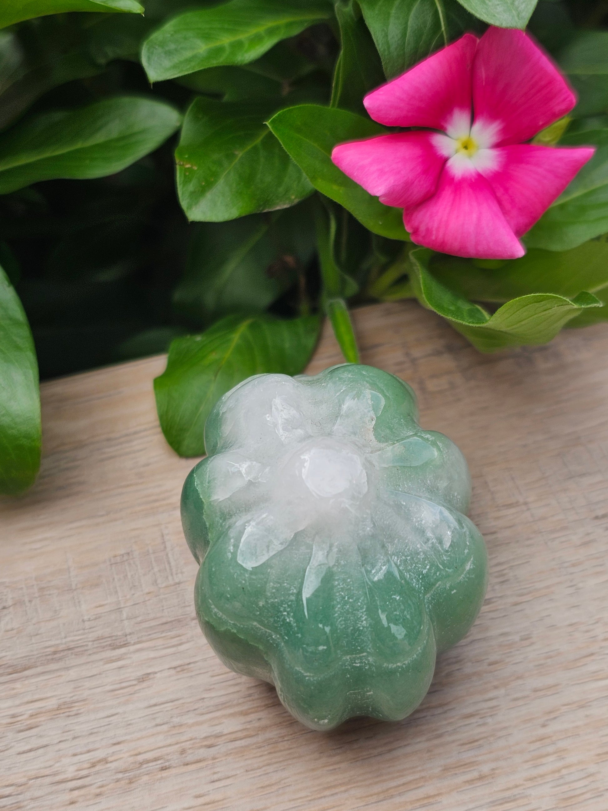 Green Fluorite Crystal Skull